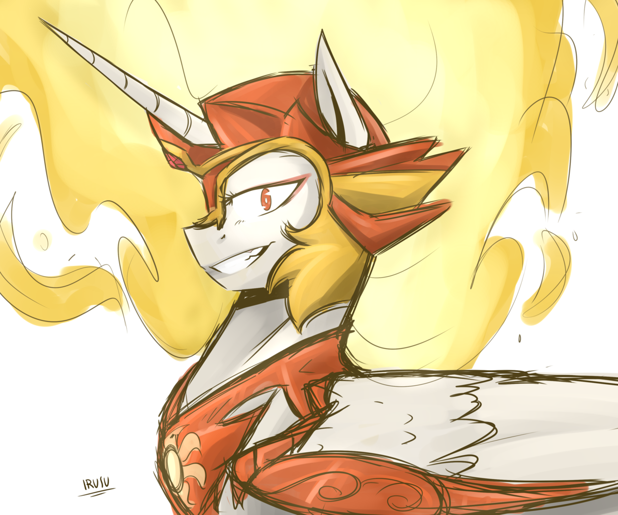 Horse fire - My little pony, PonyArt, Daybreaker, Irusu