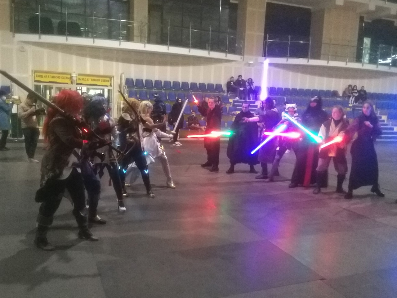 Great battle of two universes - My, Genshin impact, Star Wars, Cosplay