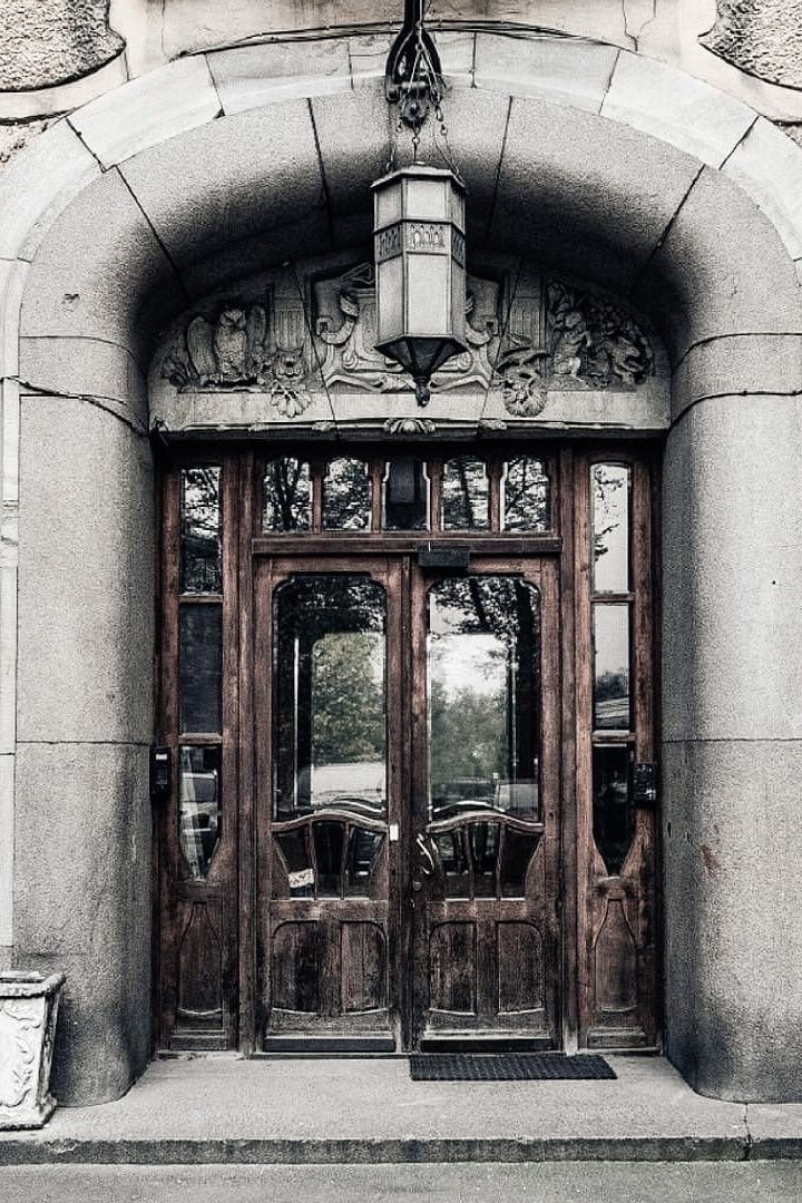 Art Nouveau entrance portals of Riga - Riga, Latvia, Architecture, Modern, Entrance group, Door, Longpost