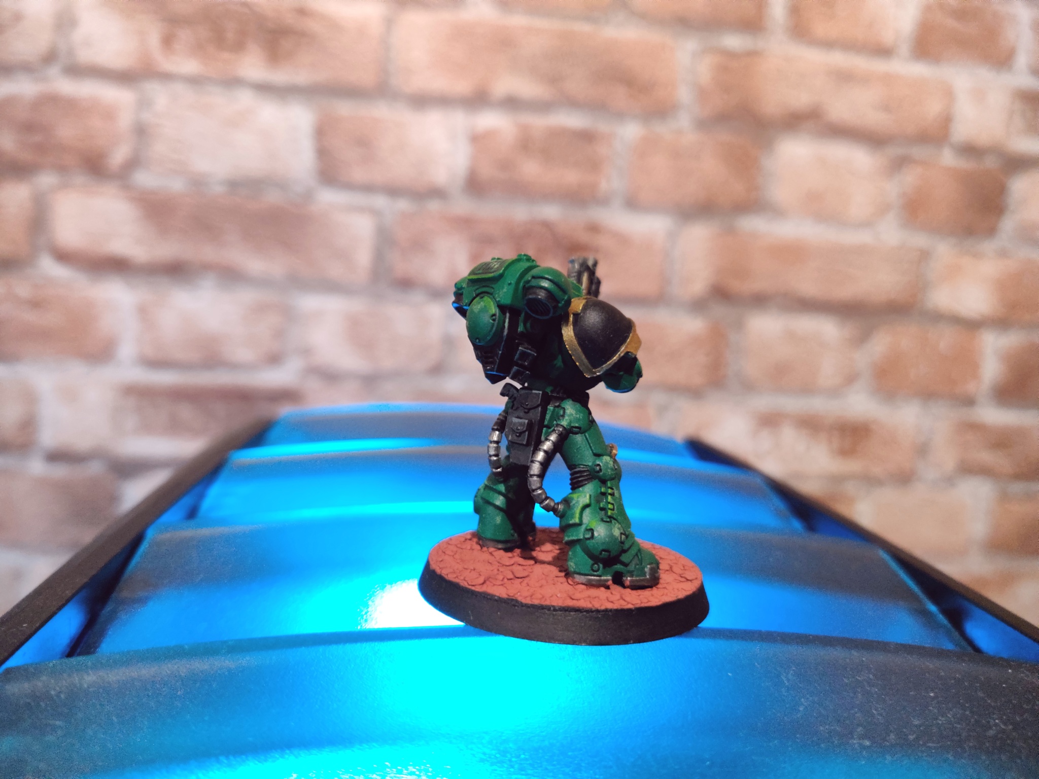 Severe plump - My, Warhammer 40k, Painting miniatures, Space Marine, Salamander