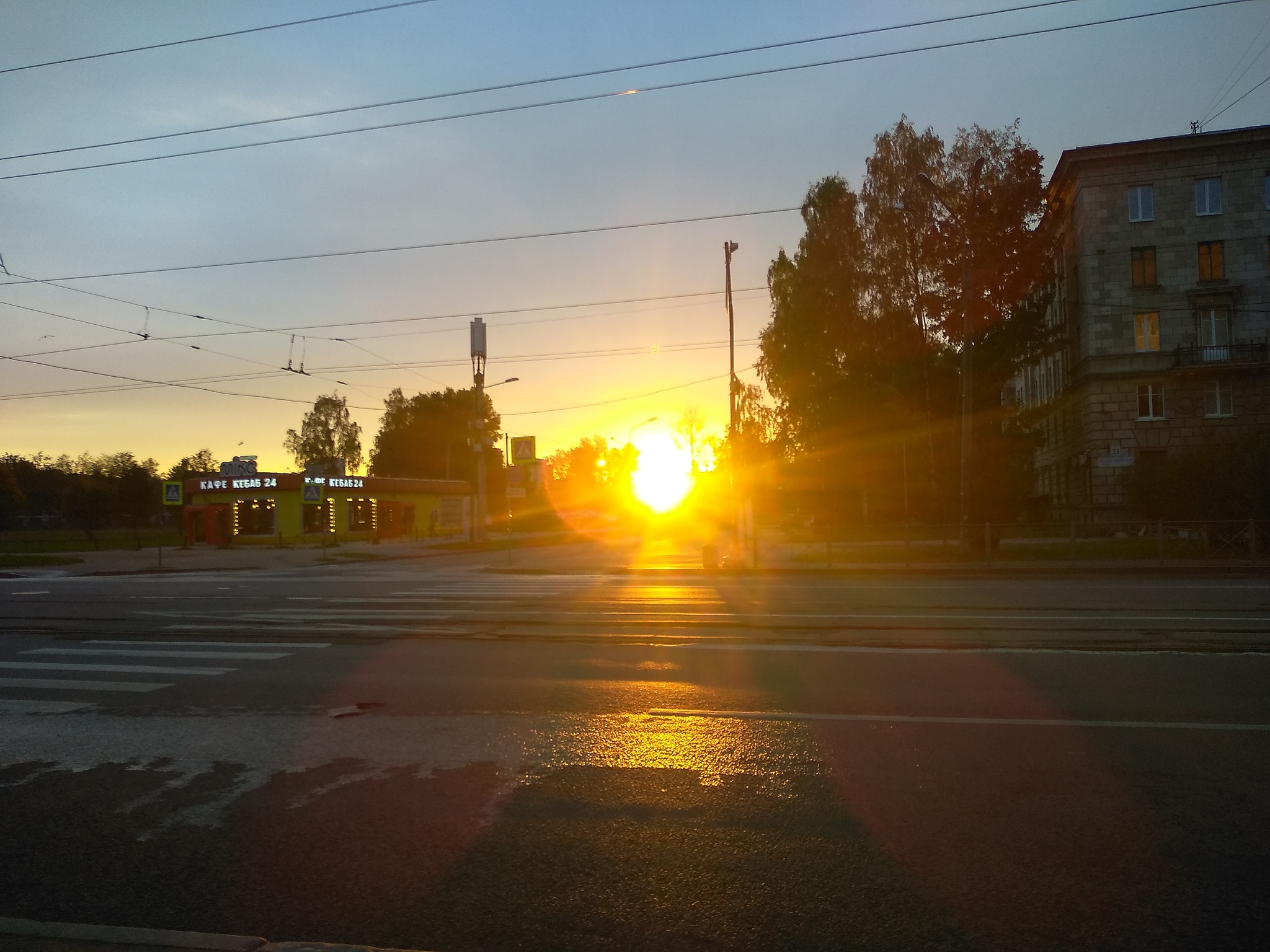 Good morning to you :) - My, dawn, Saint Petersburg, Mobile photography