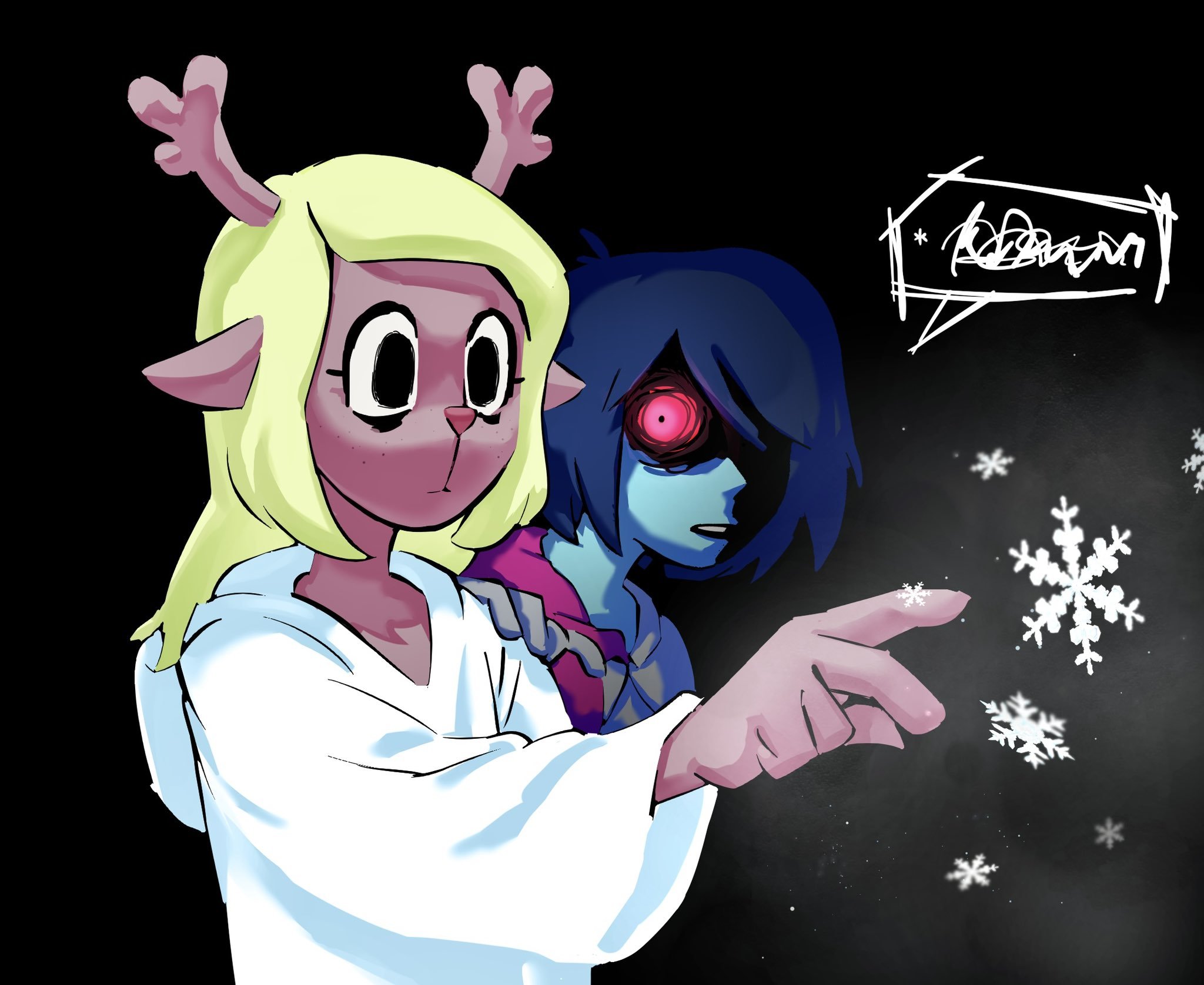 Your Choices Don't Matter by Toby Fox - Deltarune, Kris, Art, Games, Spoiler, Noelle Holiday