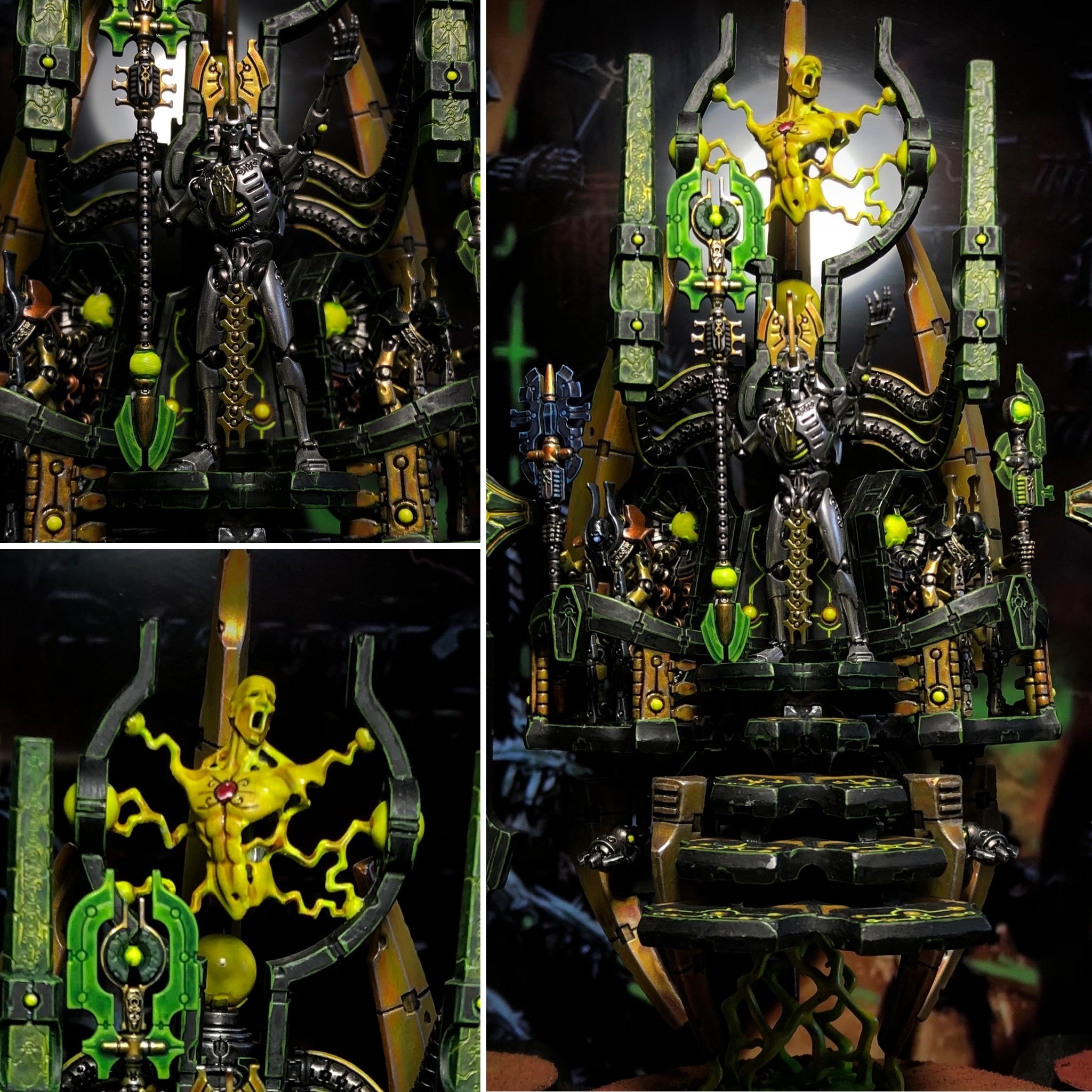 Silent King - My, Wh miniatures, Warhammer 40k, Warhammer, Painting miniatures, Necrons, Tsar, Longpost