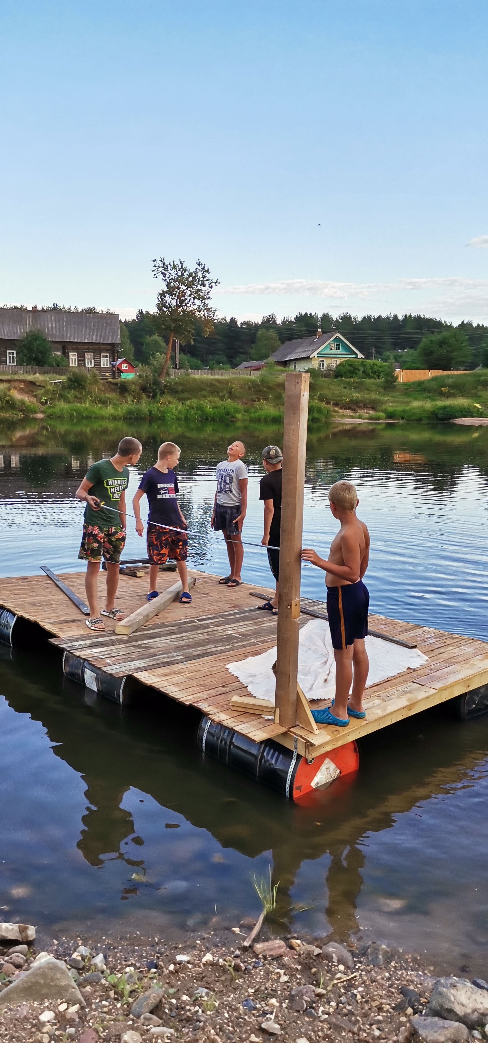 Hello Peekaboo, from the bus stop - My, Teenagers, Summer, Stop, Kochegarka, Village, Youth, Longpost