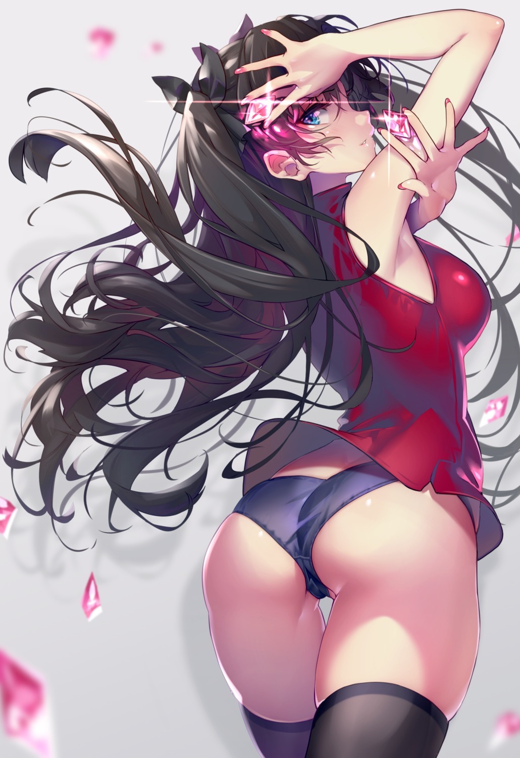 Rin - NSFW, Fate, Fate-stay night, Tohsaka rin, Anime art, Anime, Hand-drawn erotica, Booty, Longpost