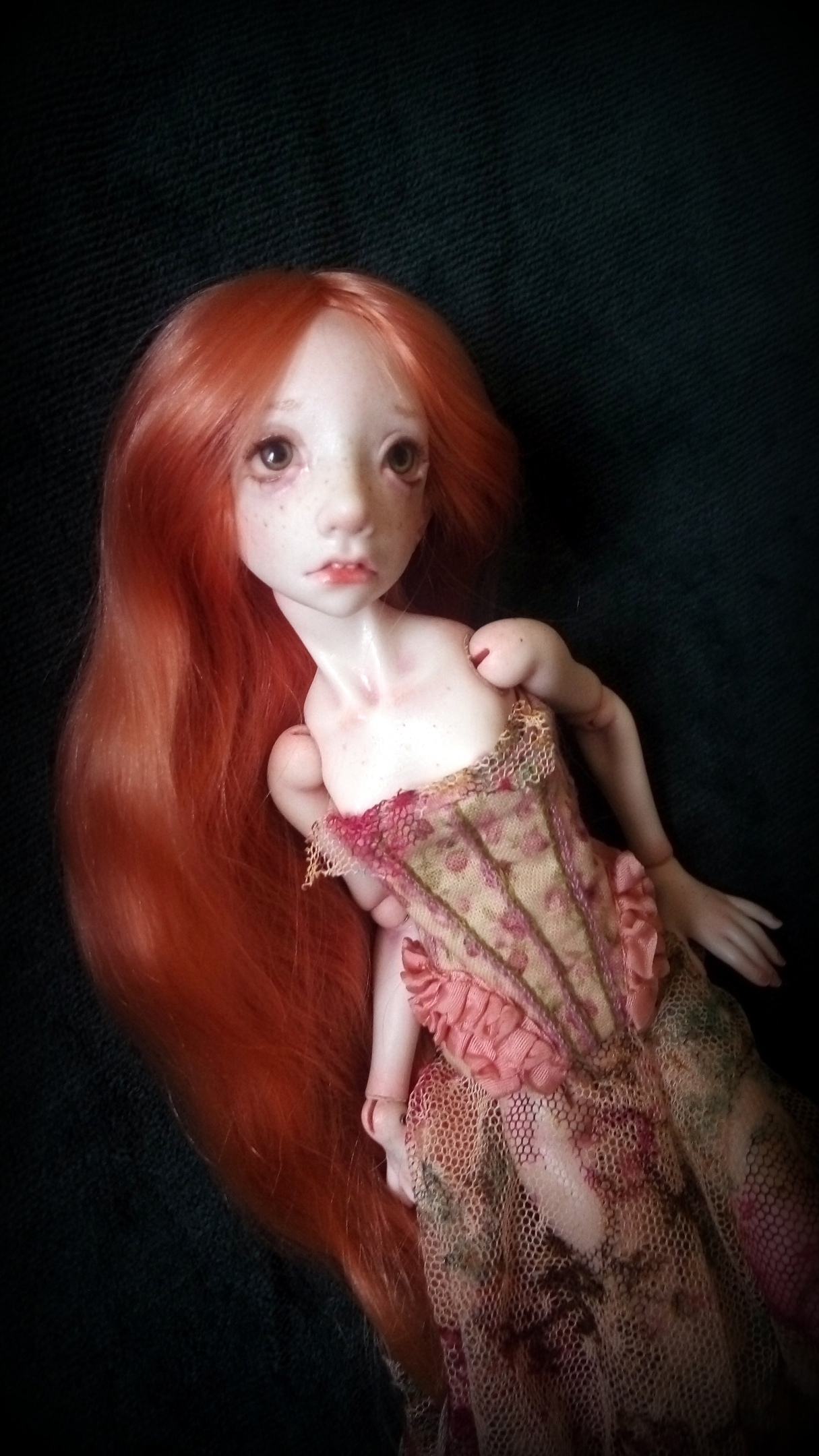 Porcelain articulated doll, beginning - My, Doll, Jointed doll, Hinge, Porcelain, Author's toy, Longpost, Needlework with process