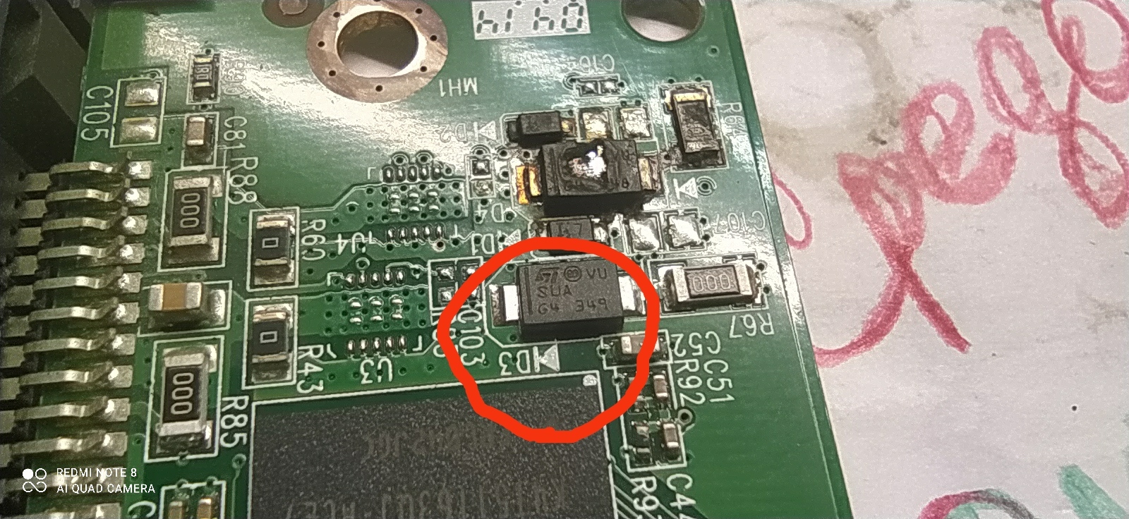 Question to connoisseurs what is this smd component - My, Smd-Technology, HDD Repair