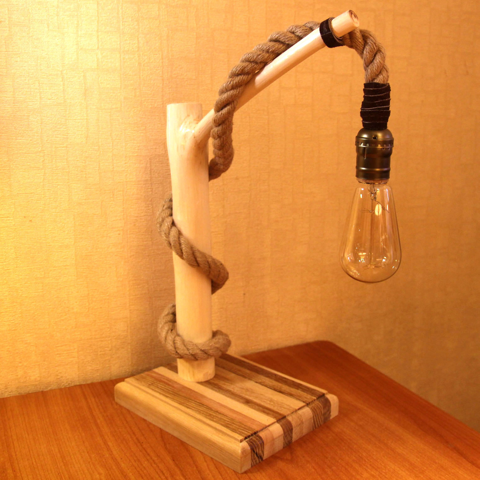 3 do-it-yourself wooden lamps - My, Carpentry workshop, Tree, Lamp, With your own hands, Loft, Longpost, Needlework without process