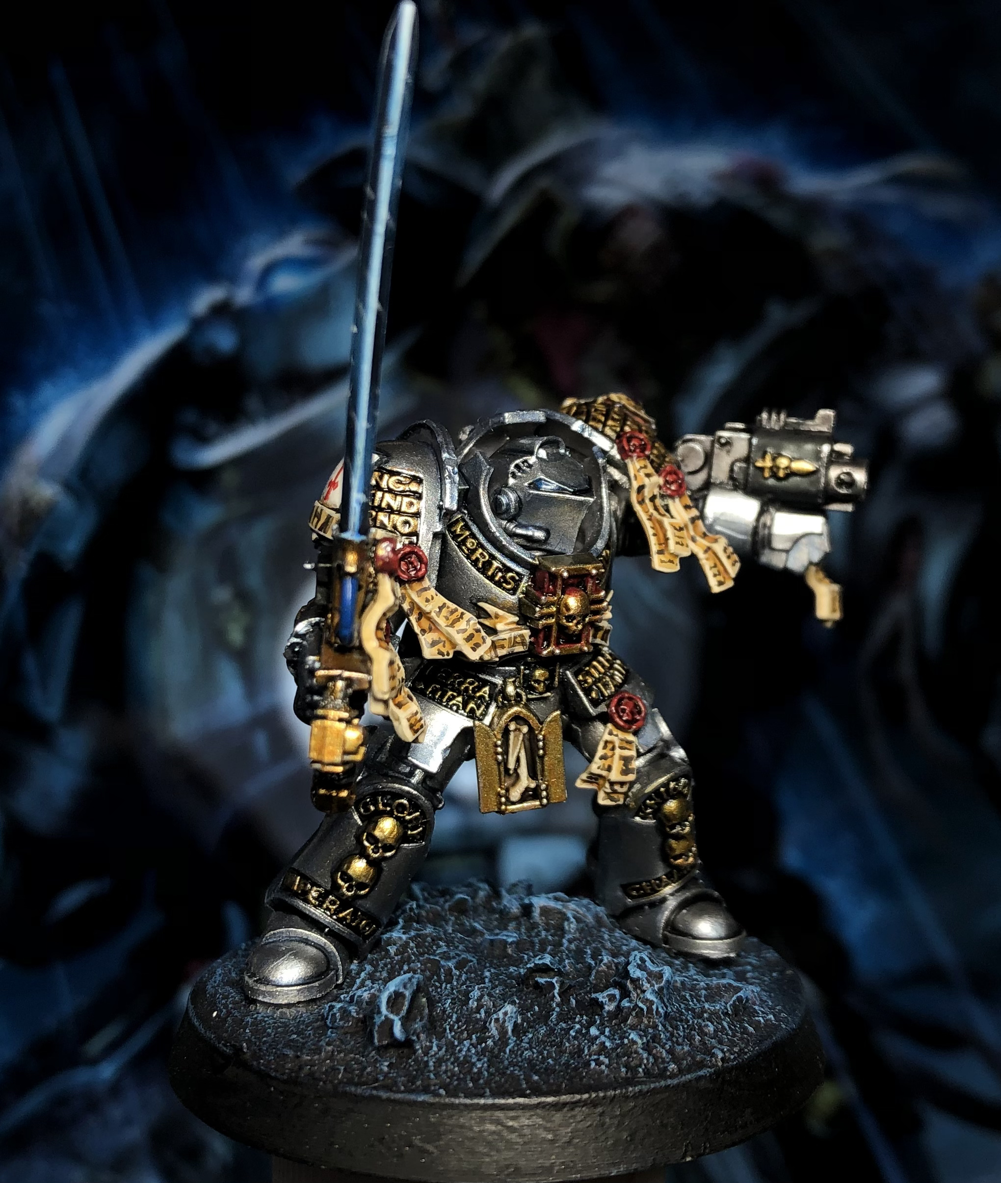 «Знание — сила… Скрой её.» - Моё, Wh miniatures, Warhammer 40k, Grey Knights, Длиннопост