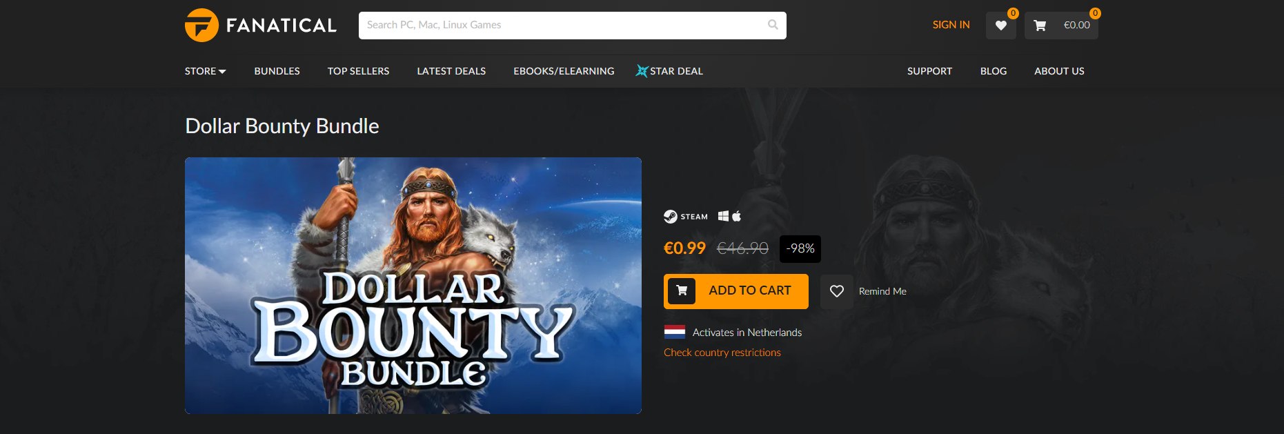 [Fanatical] Dollar Bounty Bundle (10 игр за $1/€0.99/85 рублей) - Ключи Steam, Компьютерные игры, Скидки в Steam, Длиннопост, Не халява