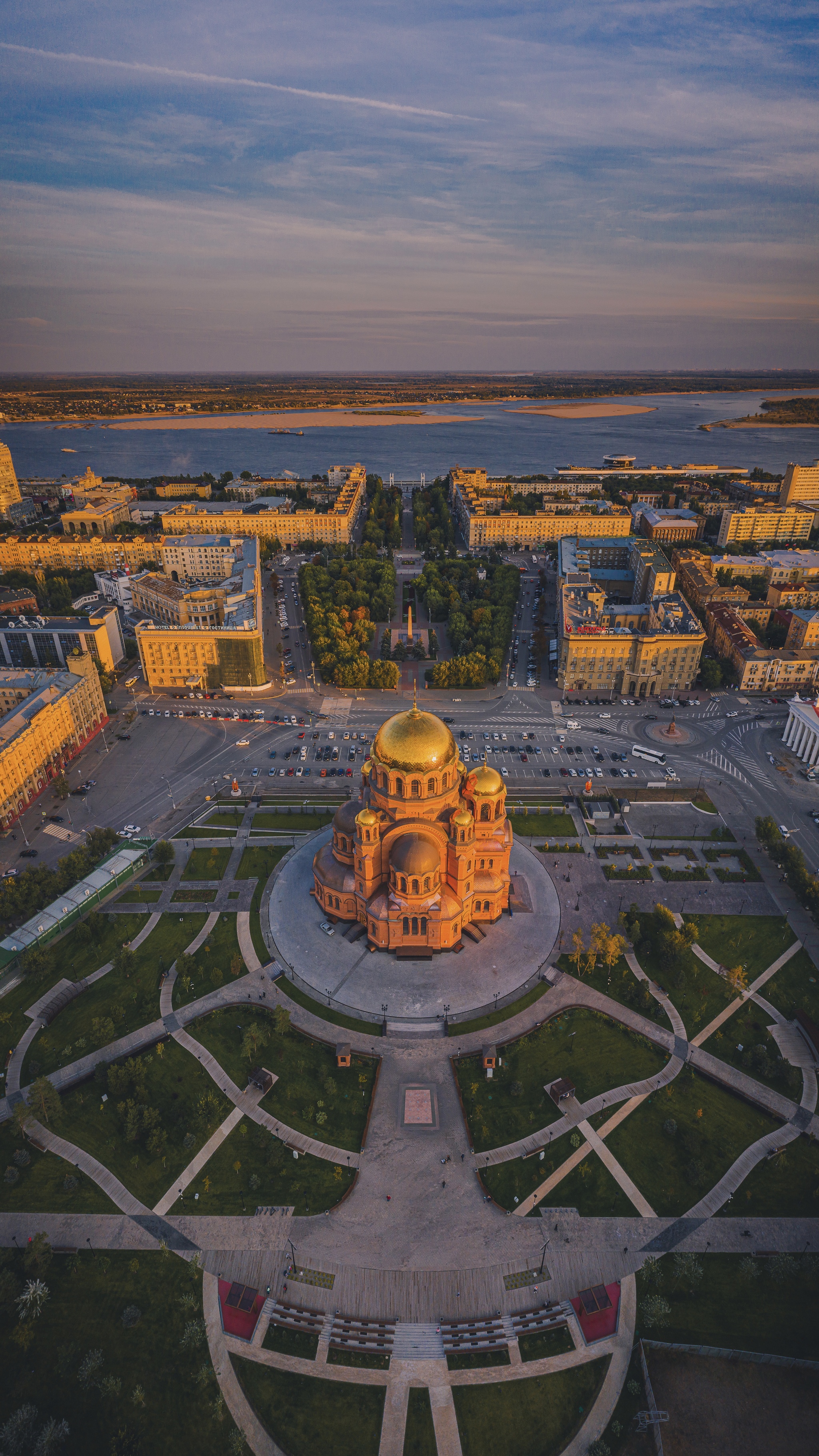 Новый собор в центре Волгограда - Моё, Волгоград, Царицын, Дрон