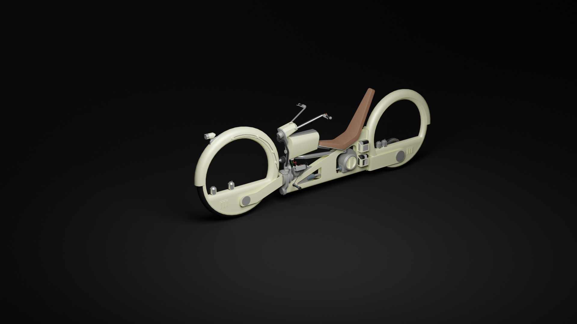 Ray - My, Blender, 3D modeling, Industrial Design, Moto