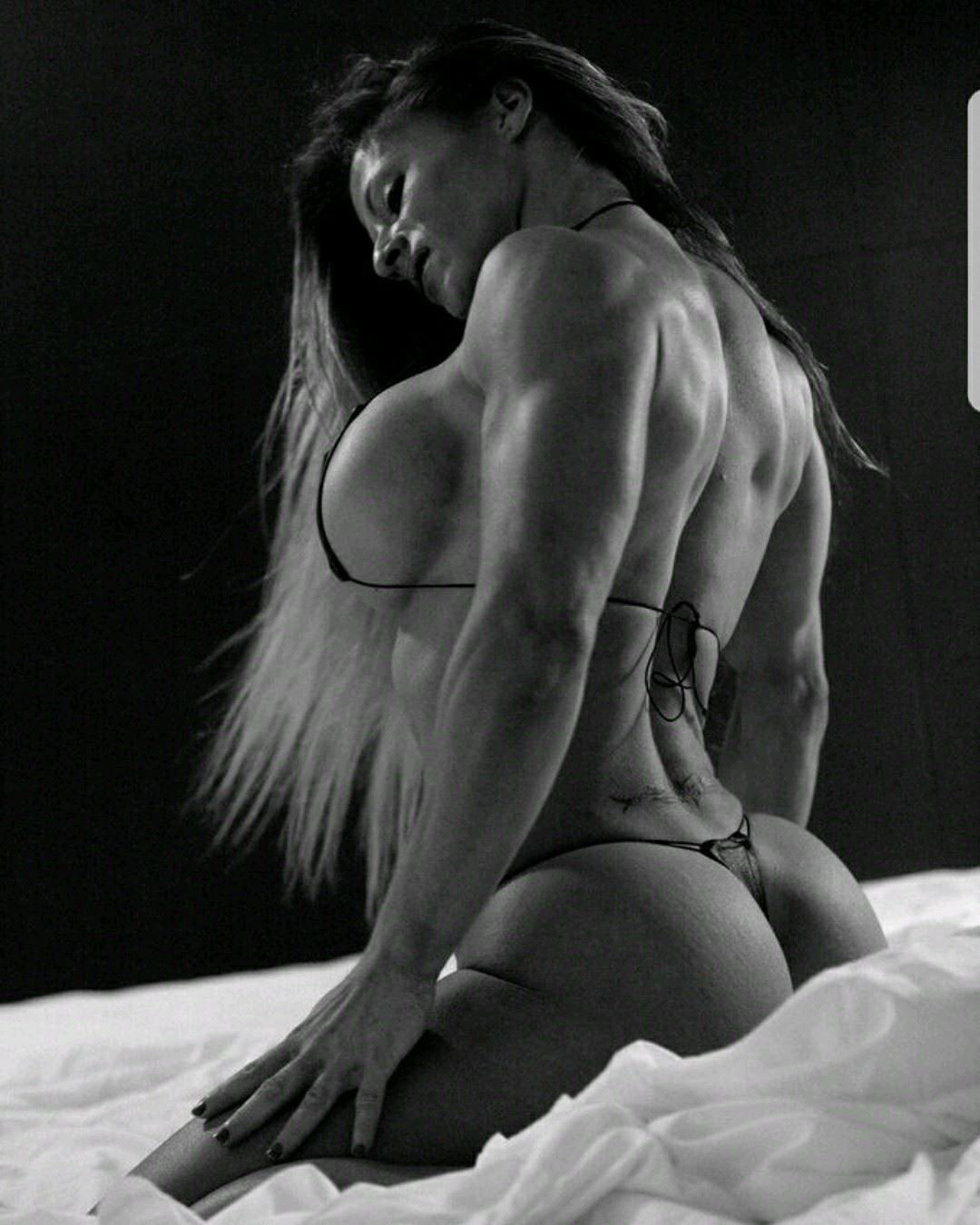 Maria Garcia - NSFW, Strong girl, Sports girls, Bodybuilders, Body Fitness, Girls, Breast, Boobs, Video, Longpost