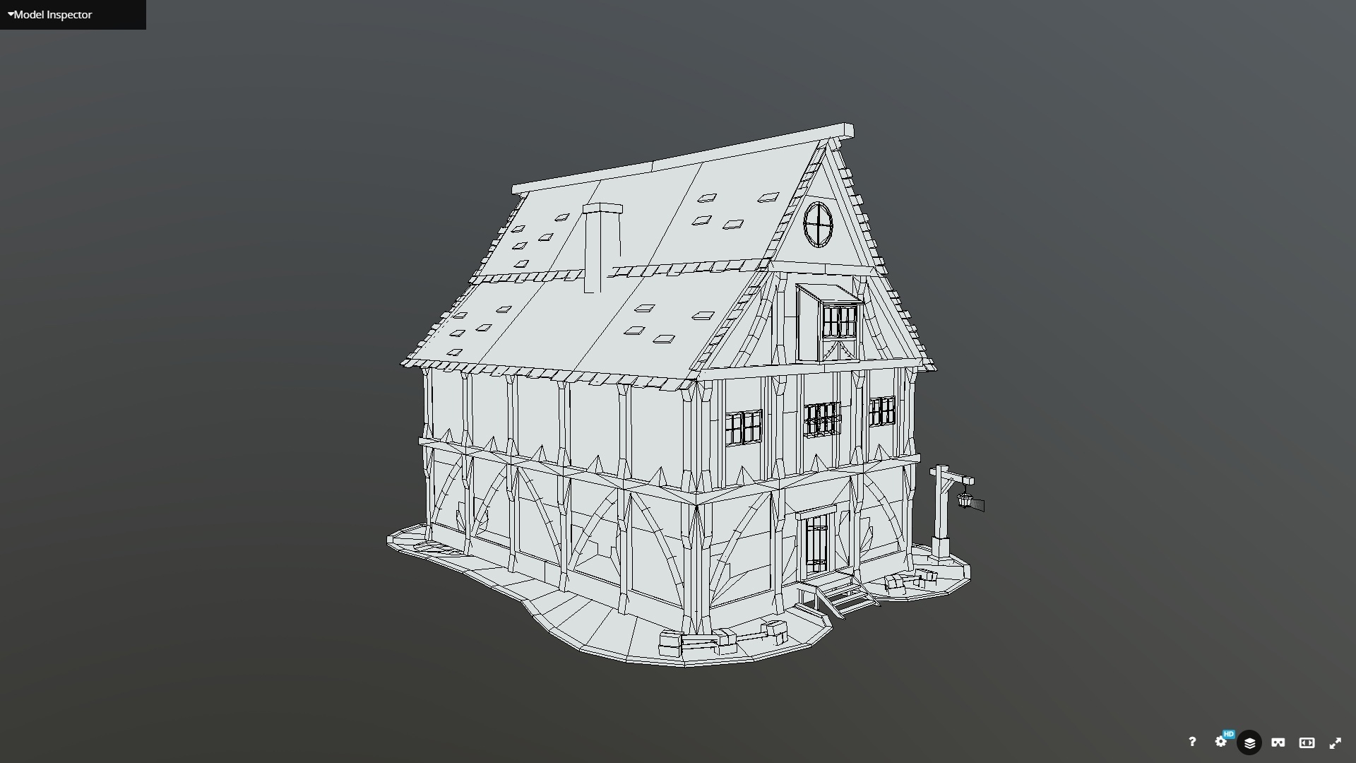 Building for isometric rpg - My, 3D, Gamedev, RPG, Blender, Models, Longpost