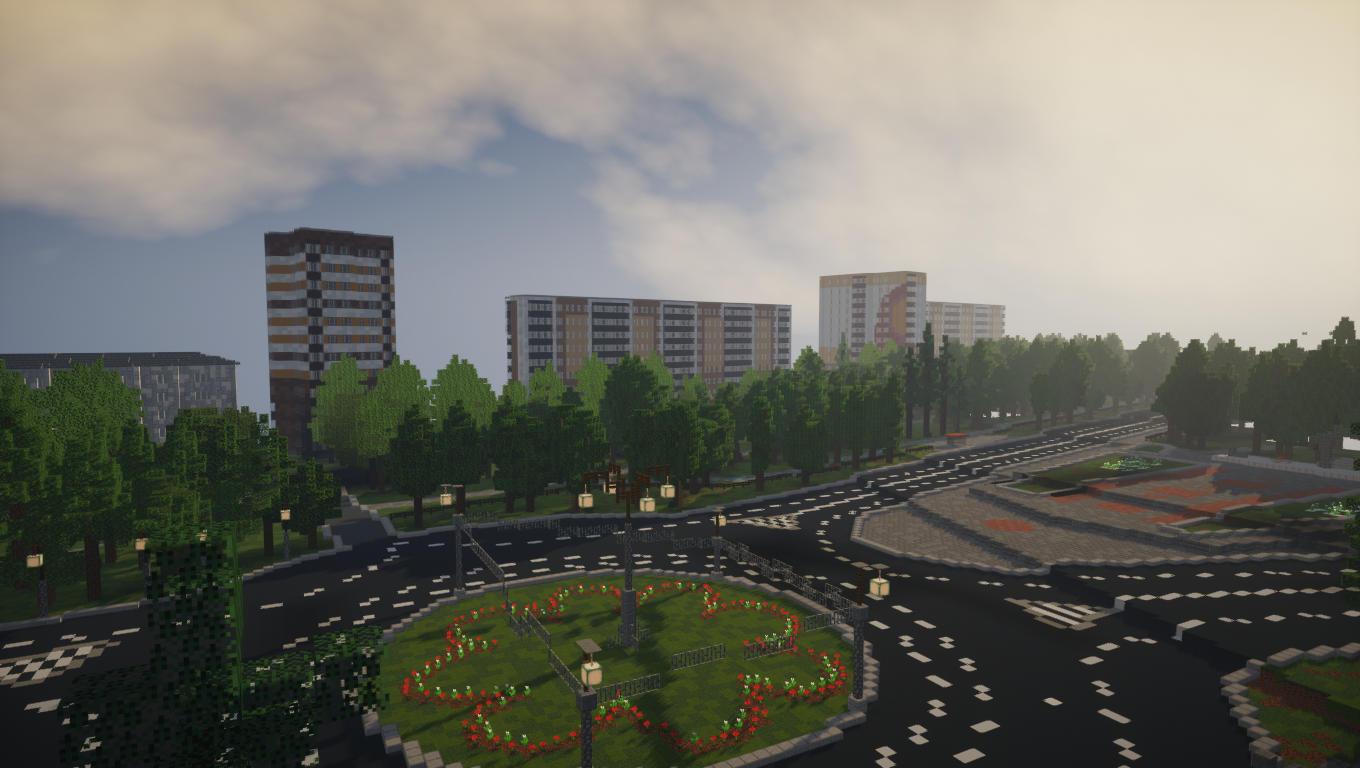 Sterlitamak in Minecraft - My, Minecraft, Games, Town, Sterlitamak, Longpost