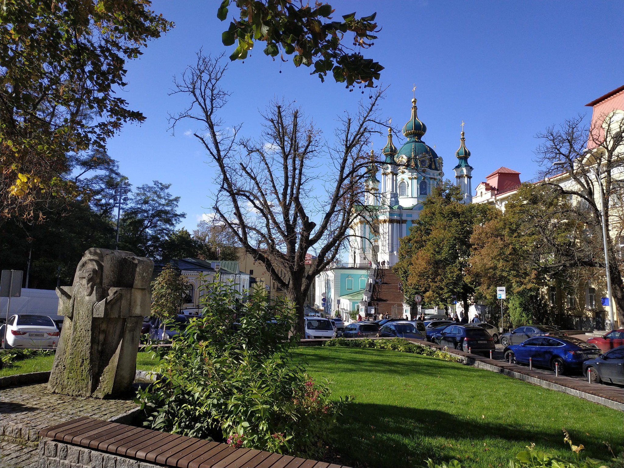 Осень в Киеве - Моё, Осень, Киев, Тепло, Храм, Фотография