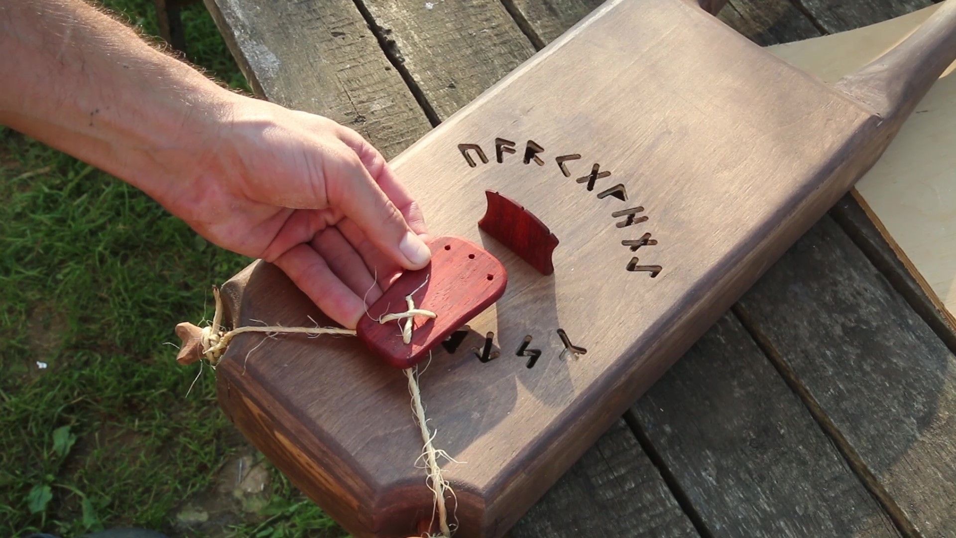 Talharpa or do-it-yourself bow lyre - My, Jouhikko, Lyre, Folk, Video, Longpost