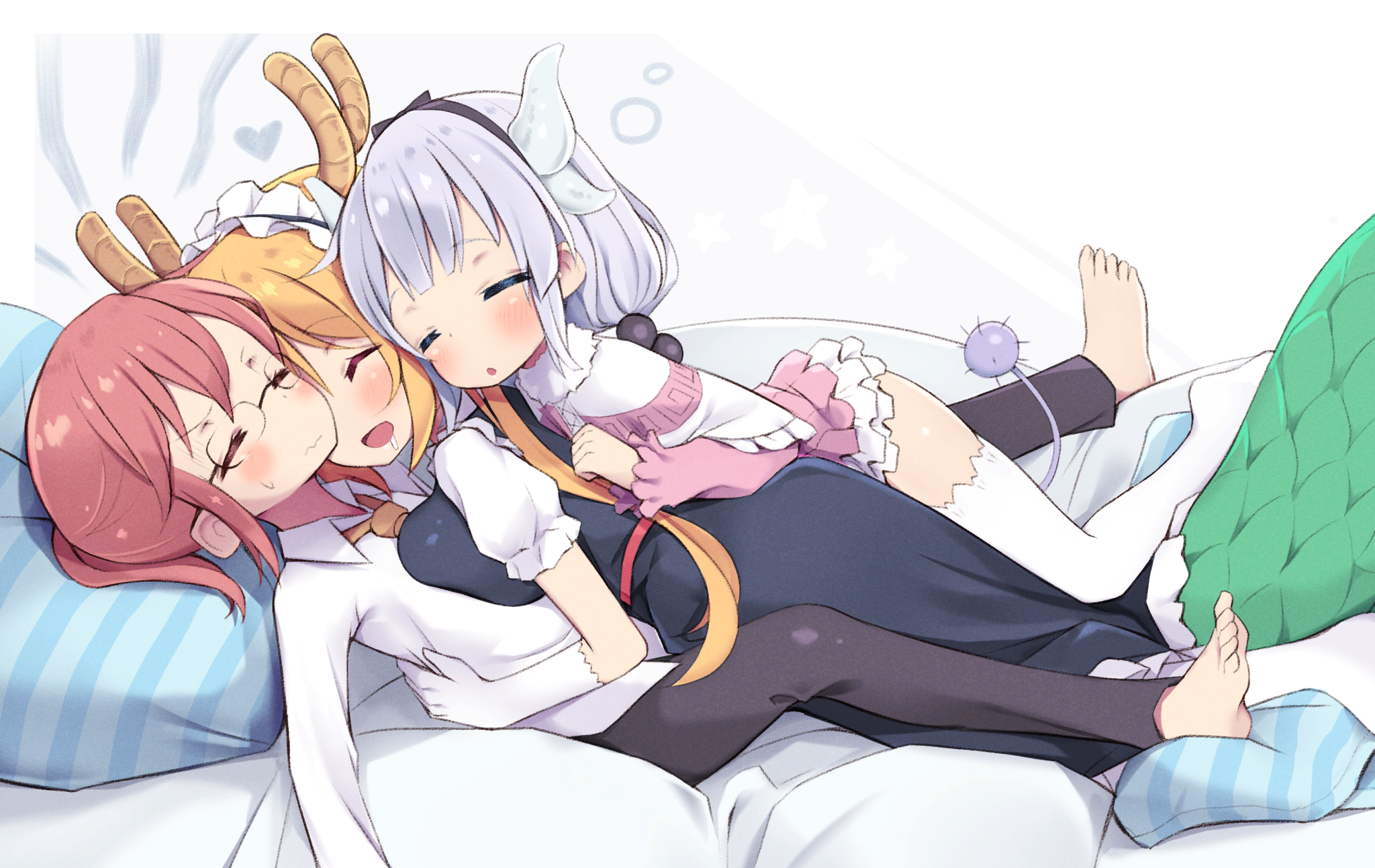 Family - Kobayashi-san chi no maidragon, Kobayashi, Kanna kamui, Tooru, Ani...