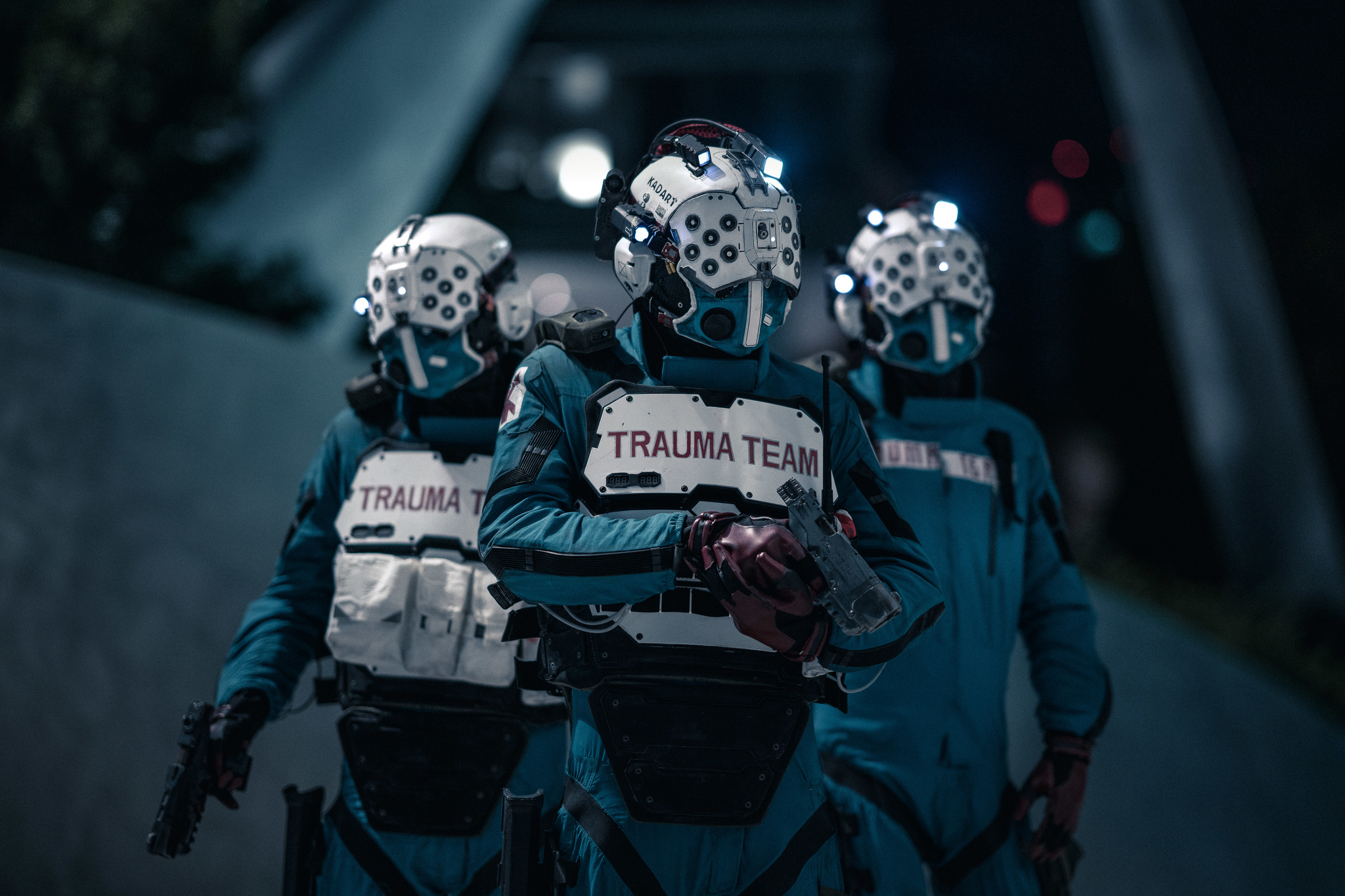 Trauma team cyberpunk logo фото 13