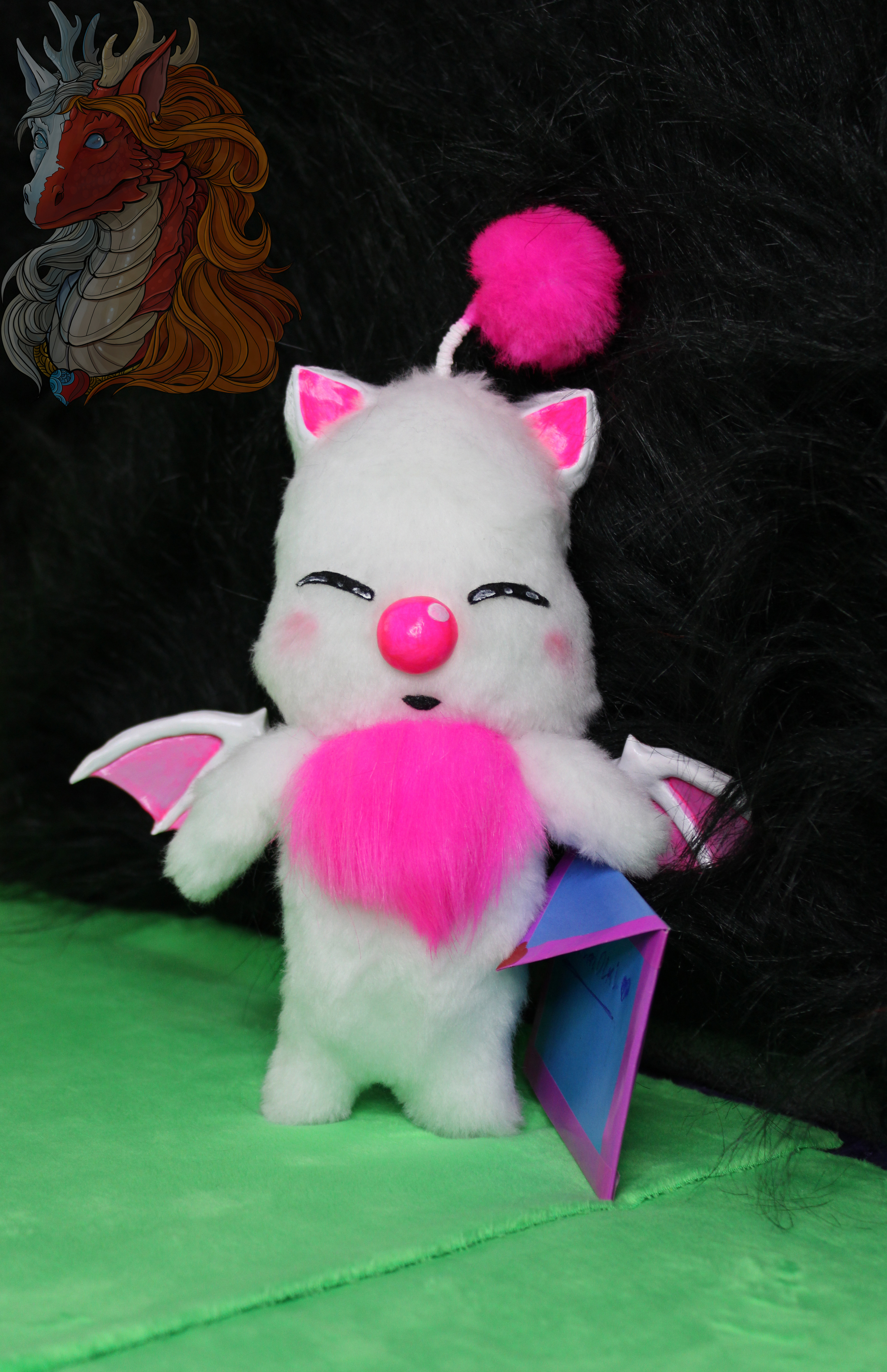 moogle - My, moogle, Characters (edit), Final Fantasy, Handmade, Crafts, With your own hands, Creation, Longpost, Needlework without process