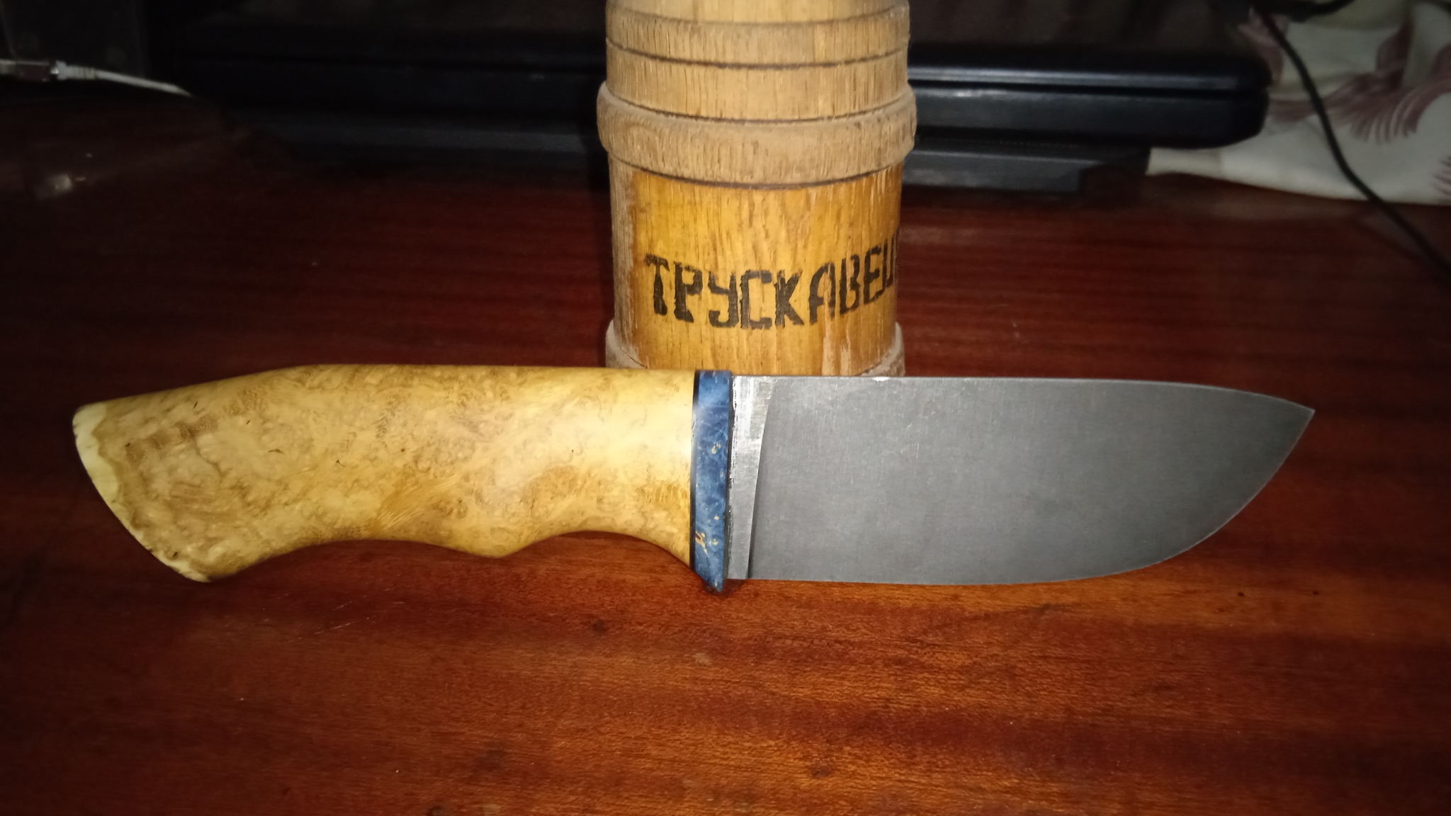 MY FIRST KNIFE) - My, Knife, Homemade knife, 2021, Quick Cutter, Nodule, Tree, Longpost