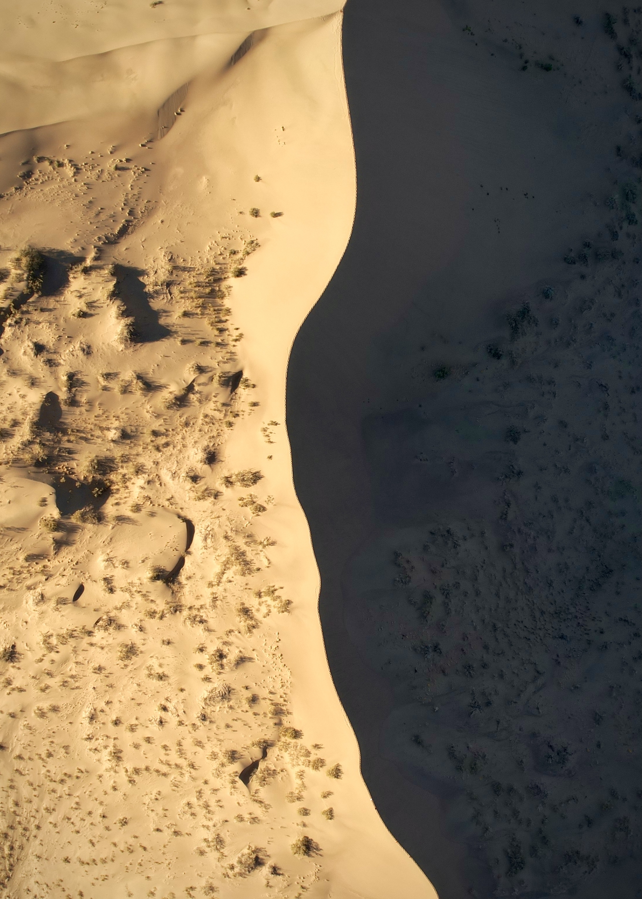 Singing dune, Kazakhstan - My, The photo, Drone, View from above