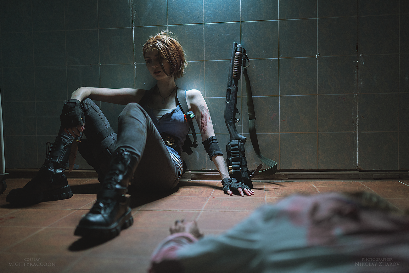 Cosplay Jill Valentine by MightyRaccoon - My, Cosplay, Games, Computer games, Resident evil, Jill valentine, Filming, Girls, The photo, , Creation, Longpost