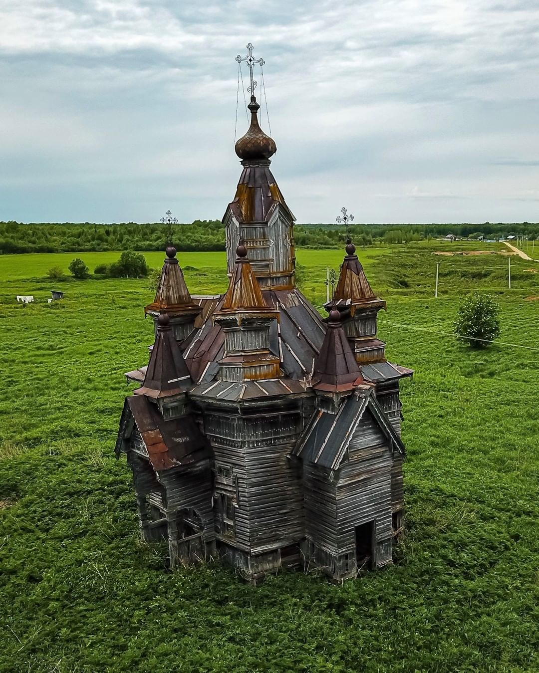 Заброшенная часовня в Вологодской области - Заброшенное, Фотография, Россия, Часовня, Вологодская область