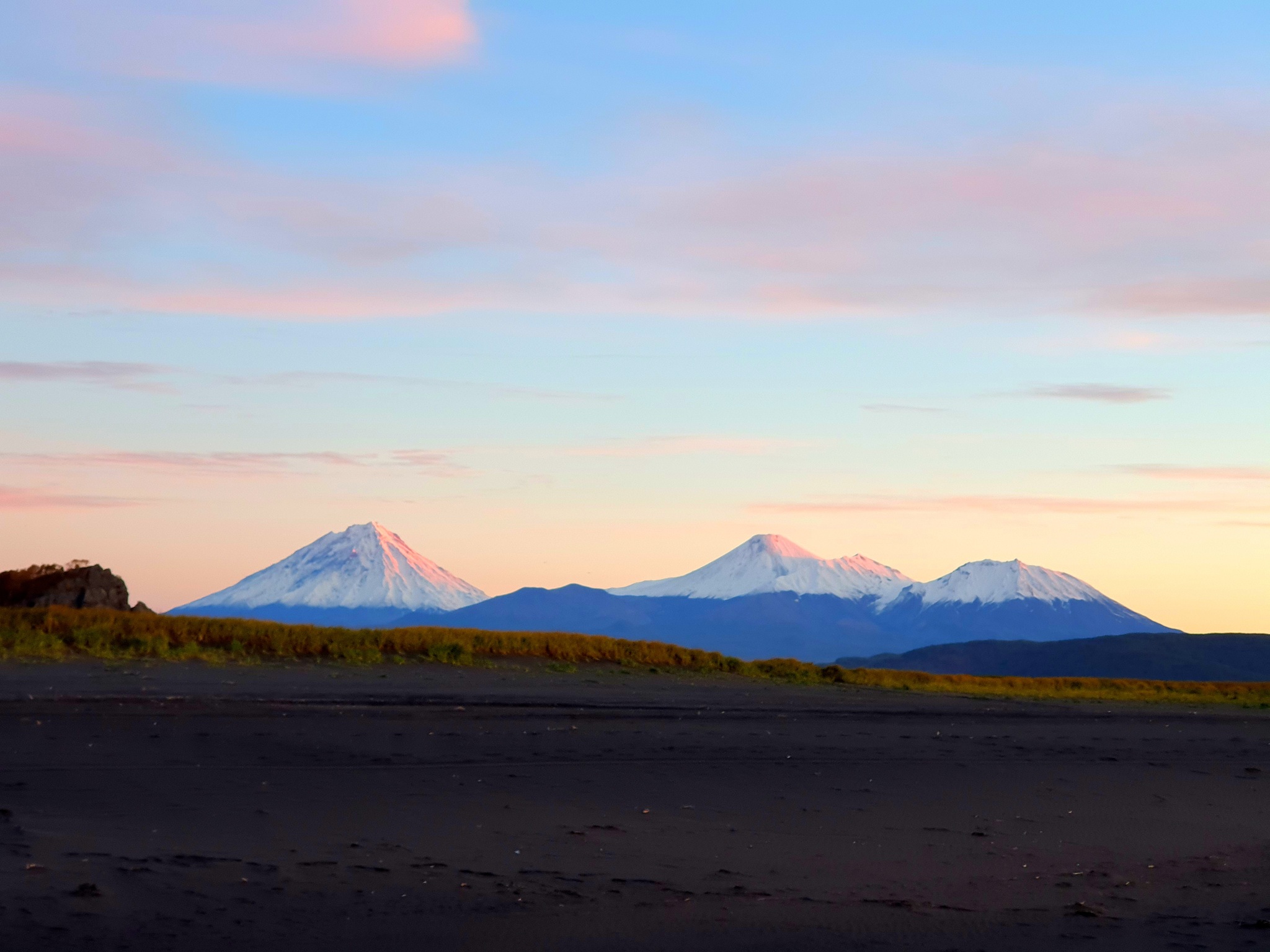 Sunrise over the Pacific Ocean, Kamchatka - My, Kamchatka, Pacific Ocean, Mobile photography, beauty of nature, Longpost