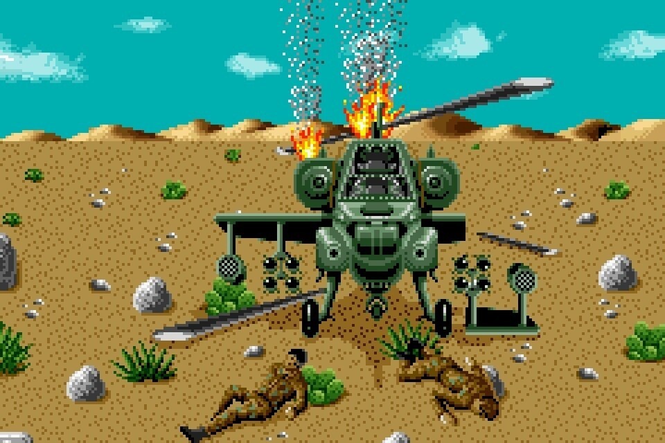 Desert Strike - My, Desert Strike, Sega, Retro Games, Games, Longpost, Helicopter, Sega mega drive