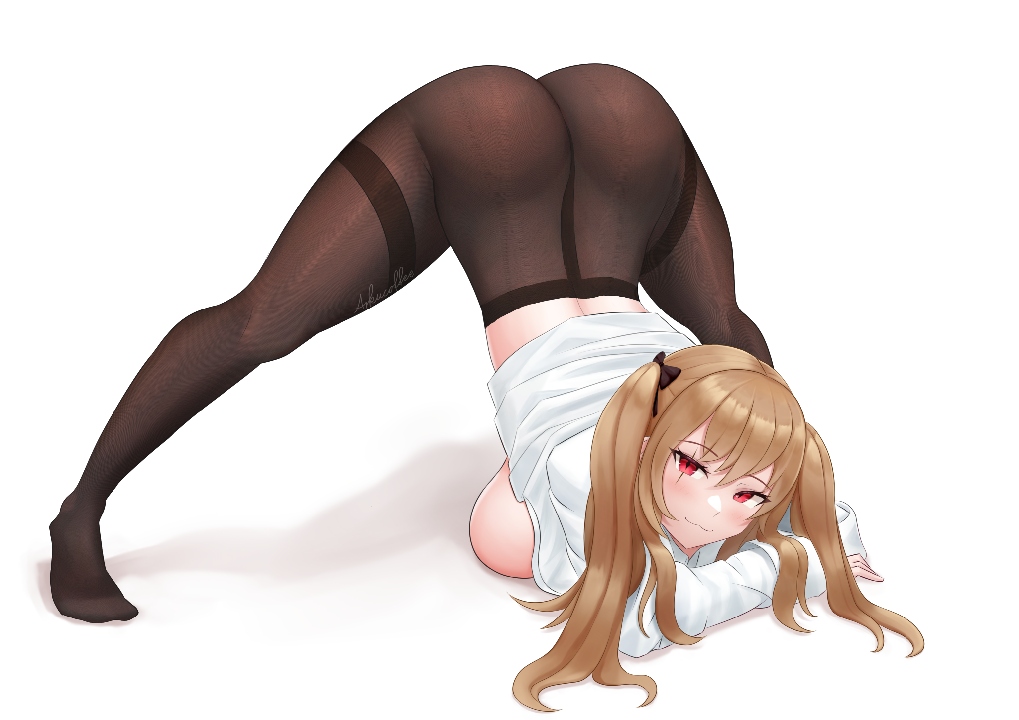 Ump9 - NSFW, Anime, Anime art, Girls frontline, Ump9, Jackochallenge, Booty, Tights, Boobs, , Hand-drawn erotica, Erotic