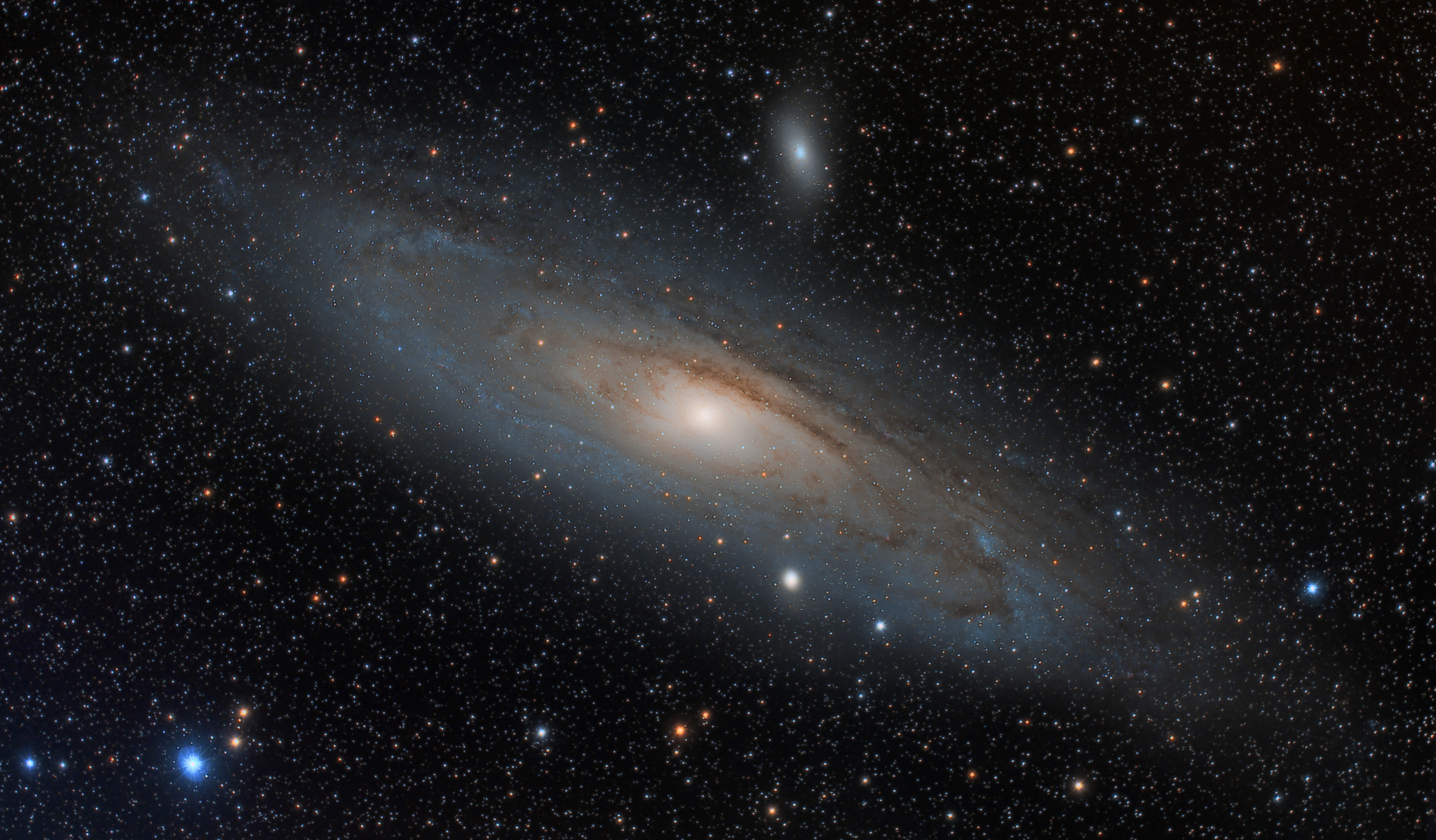 Andromeda Galaxy M31, 2021 version - My, Astronomy, Astrophoto, Space, Andromeda Nebula, Friday tag is mine