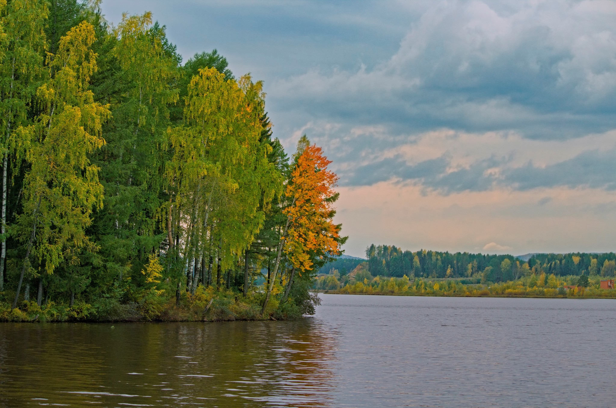 Autumn photo - My, Russia, Middle Ural, Autumn, Forest, Tree, Pond, Landscape