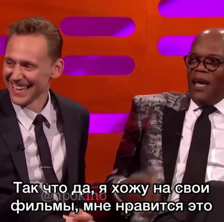 Samuel L. Jackson and the right reaction to films - Samuel L Jackson, Actors and actresses, Celebrities, Storyboard, The Graham Norton Show, Tom Hiddleston, Movies, Cinema, , Reaction, Humor, From the network, Longpost, John Malkovich