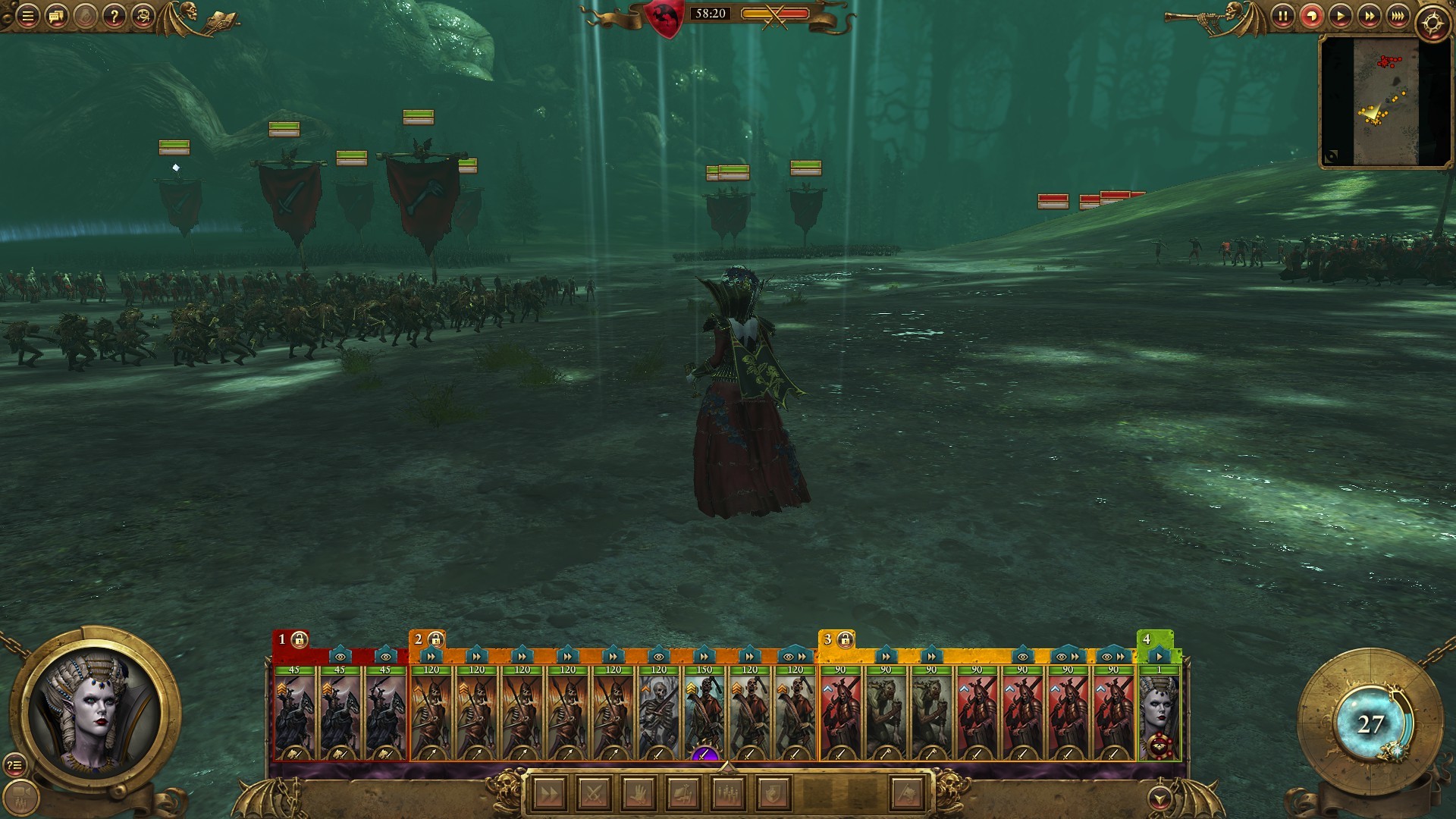 Total War: WARHAMMER II: 100 turns as Vampires. - My, 100 moves, Total War: Warhammer II, Total war, Computer games, Longpost