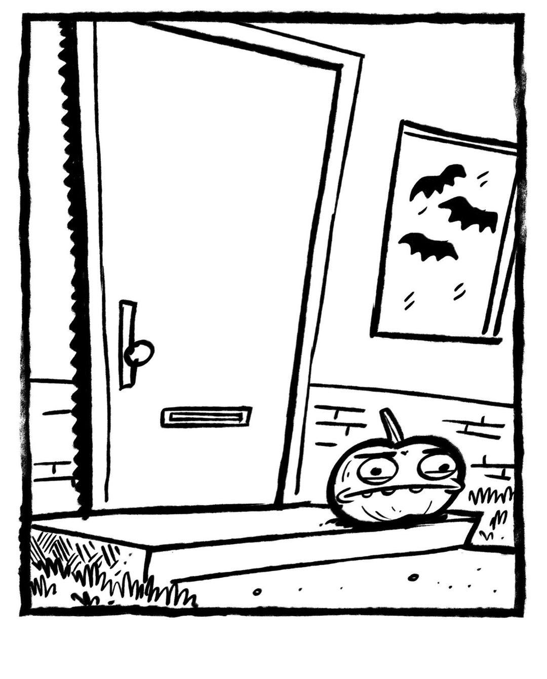 halloween 2021 - , Comics, Halloween, Pumpkin, Humor, Translation, Longpost