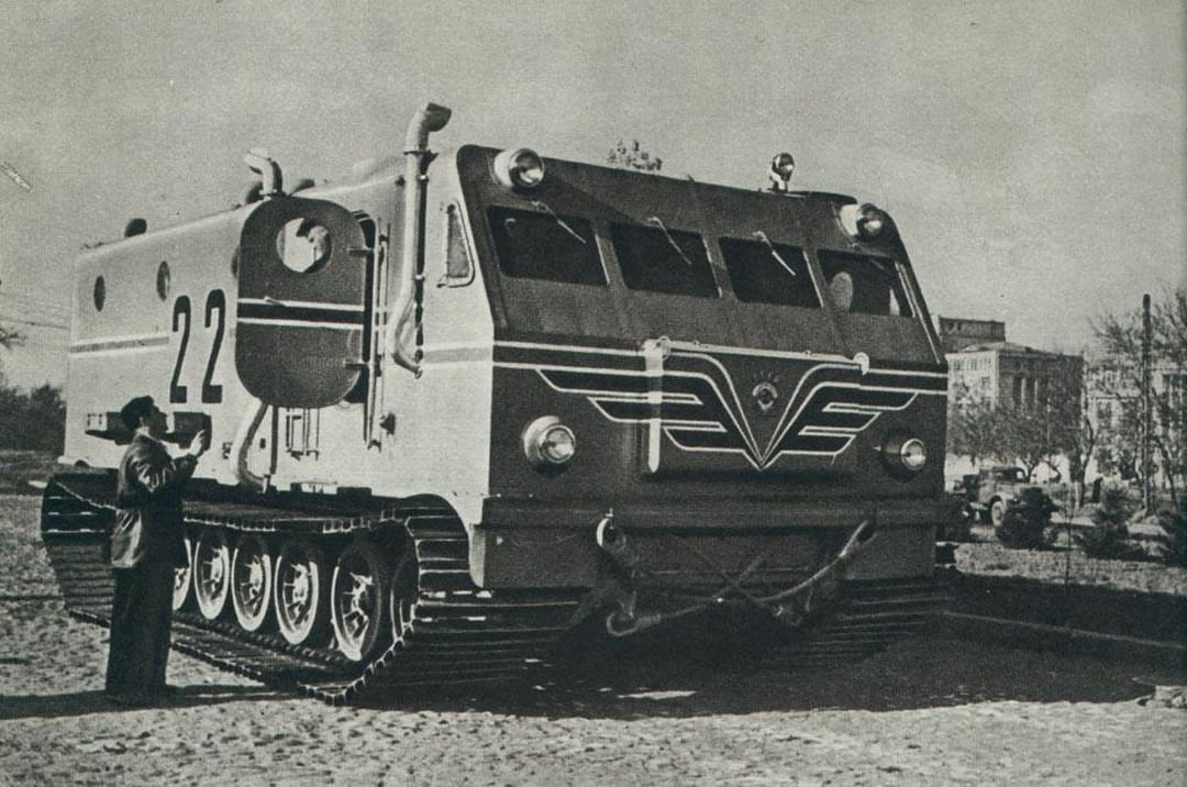 Kharkovchanka - an Antarctic all-terrain vehicle created in May 1958 at the Kharkov Plant of Transport Engineering named after Malyshev - All-terrain vehicle, the USSR, Antarctica, Expedition, Technics, Longpost