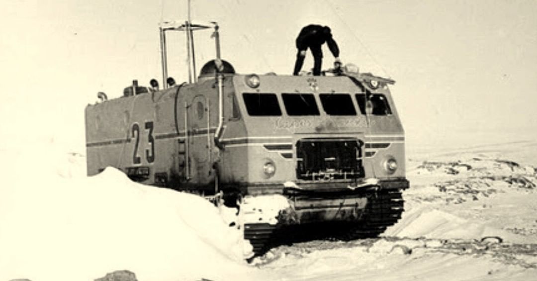 Kharkovchanka - an Antarctic all-terrain vehicle created in May 1958 at the Kharkov Plant of Transport Engineering named after Malyshev - All-terrain vehicle, the USSR, Antarctica, Expedition, Technics, Longpost