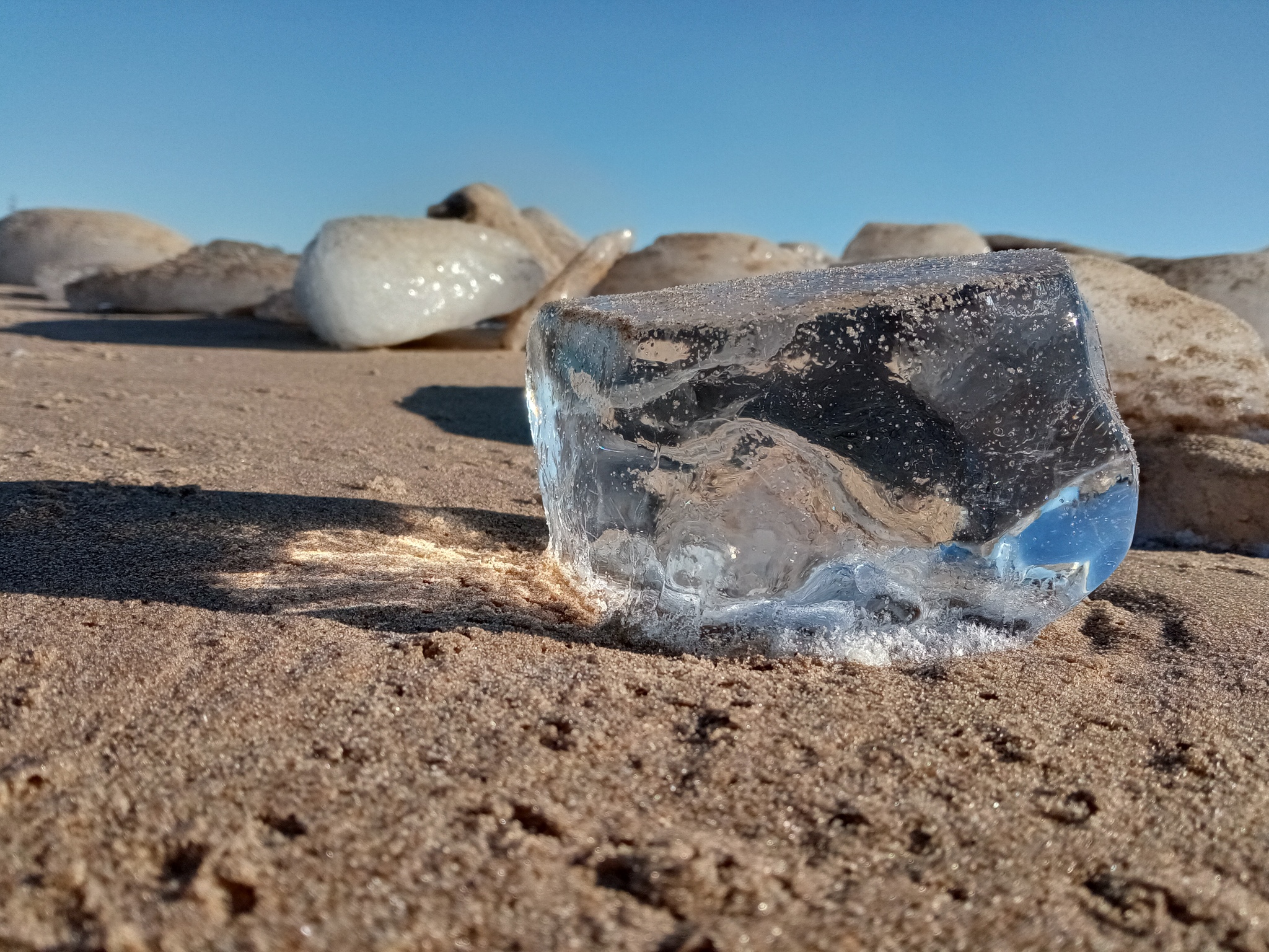 Icy - Ice, Ice floe, Beach, Blue