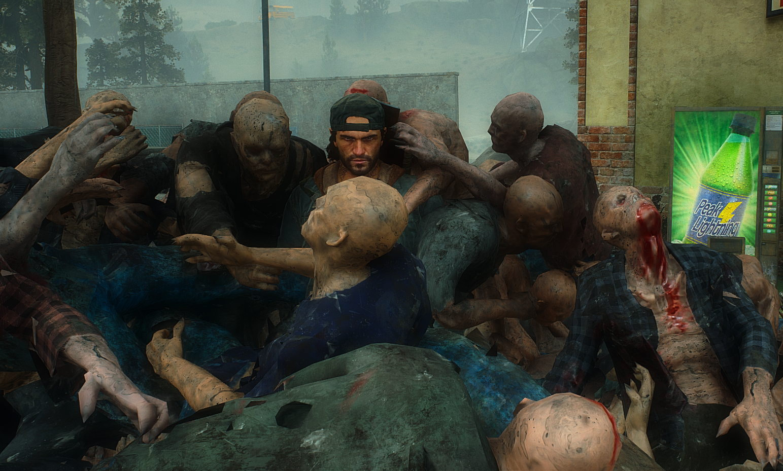 When you're driving alone at a party - My, Days Gone, Zombie, Computer games, Screenshot