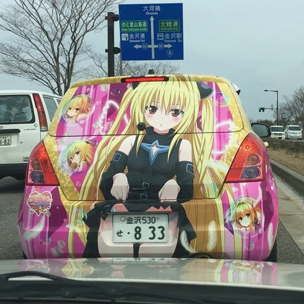 Meanwhile, on Japanese roads ... - NSFW, Japan, Airbrushing, Anime, Longpost