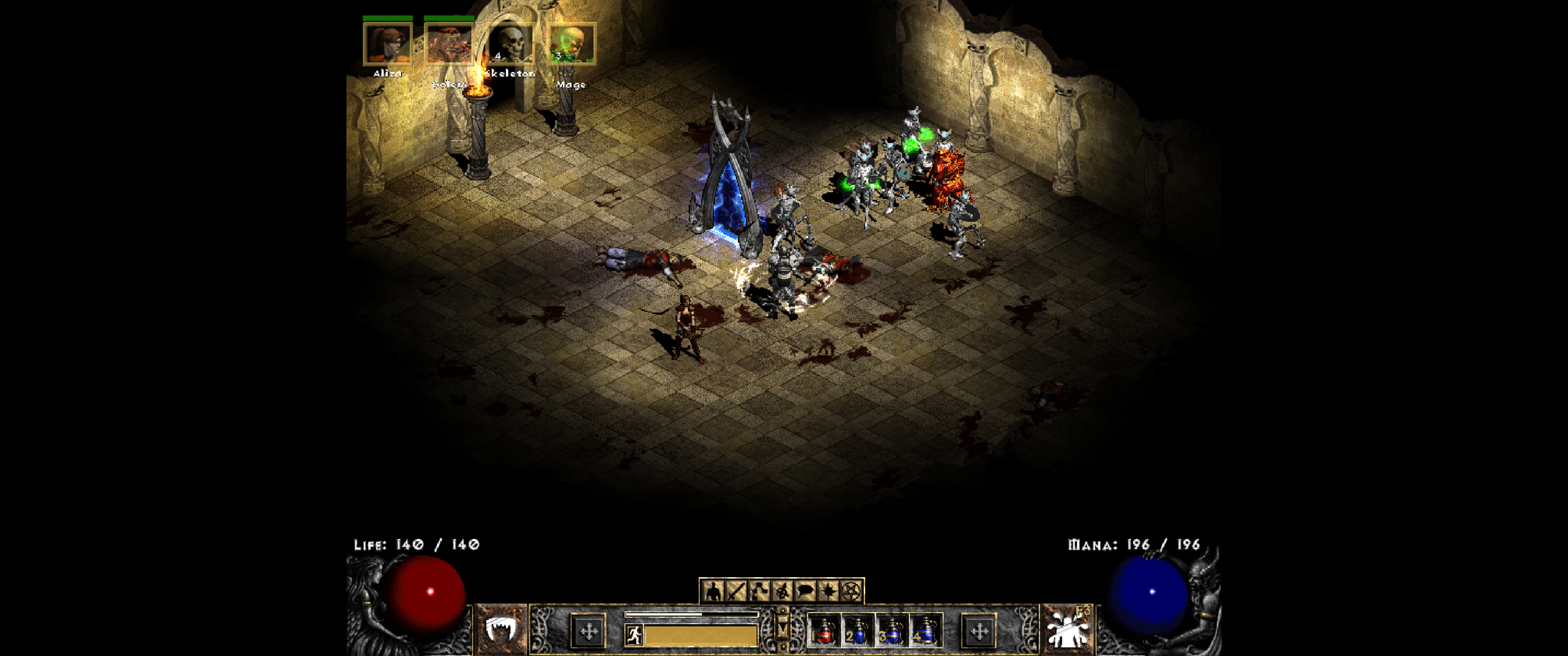 Diablo 2 тогда и сейчас - Моё, Diablo II, Diablo II: Resurrected, Скриншот, Графика, Игры, Длиннопост