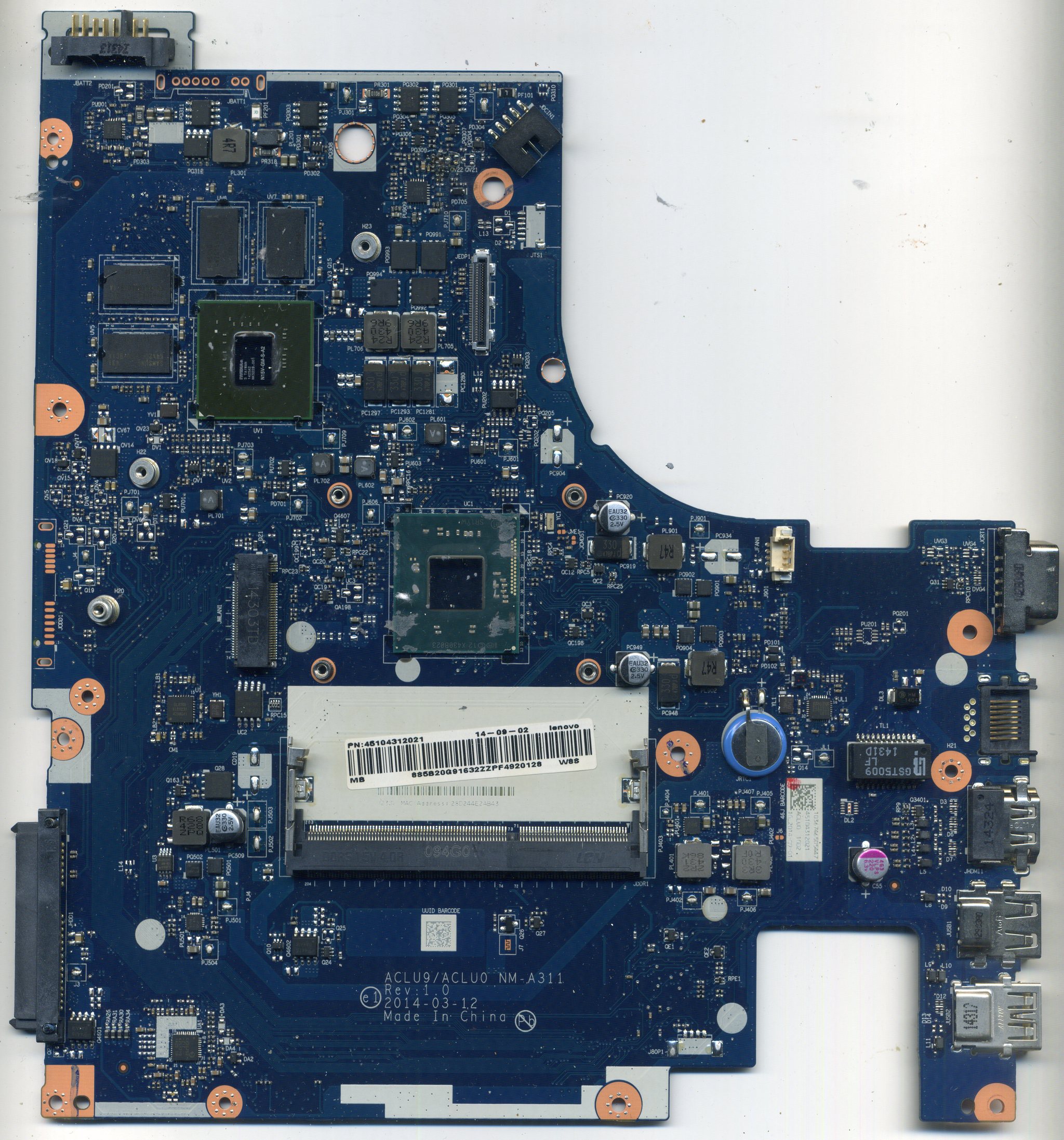 Lenovo g50-30 ACLU9 ACLU0 NM-A311 DIS Rev 1.0 2014-03-12 - HD ...