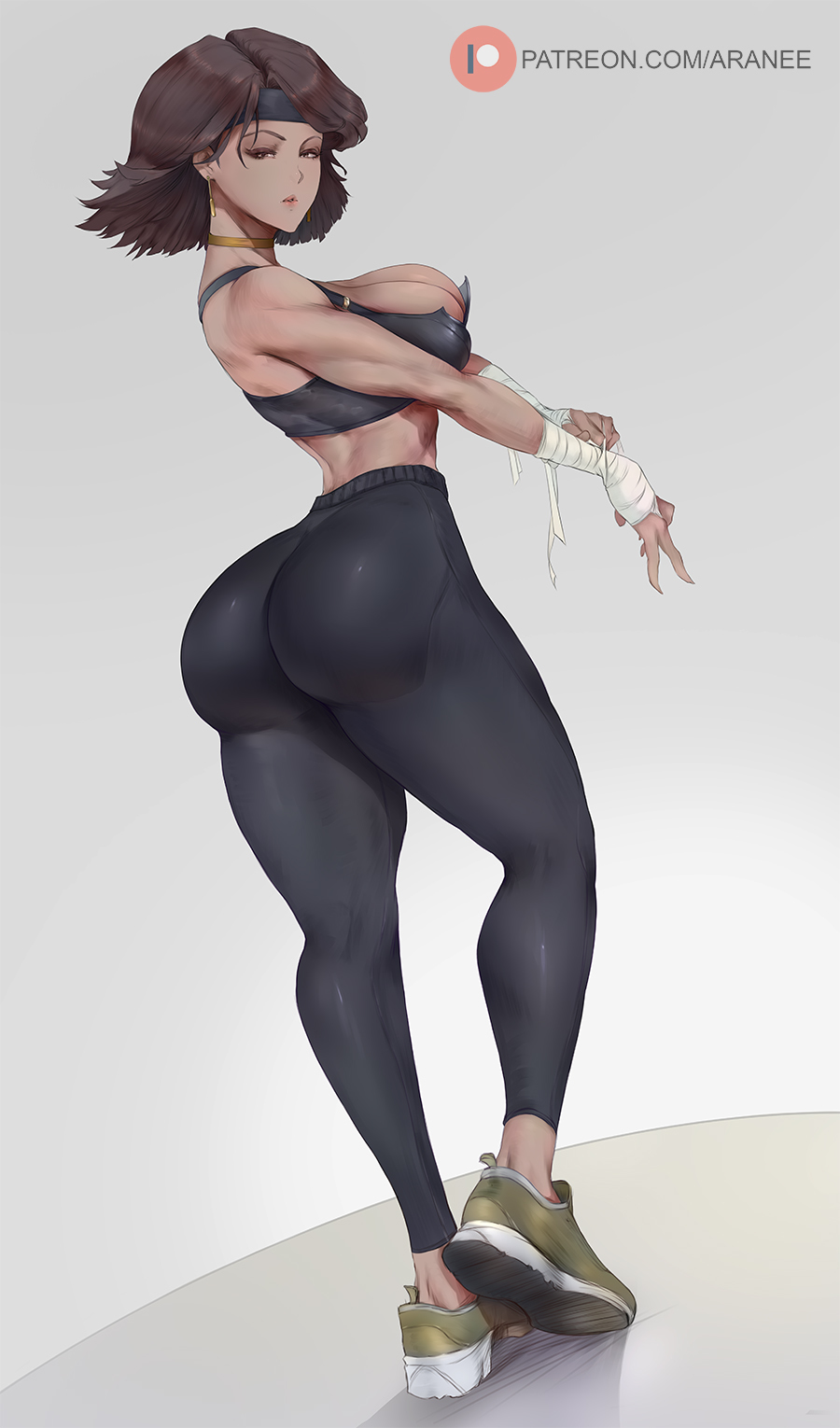 Meryl Silverburg - NSFW, Metal gear solid, Meryl Silverburgh, Anime, Anime art, Hand-drawn erotica, Booty