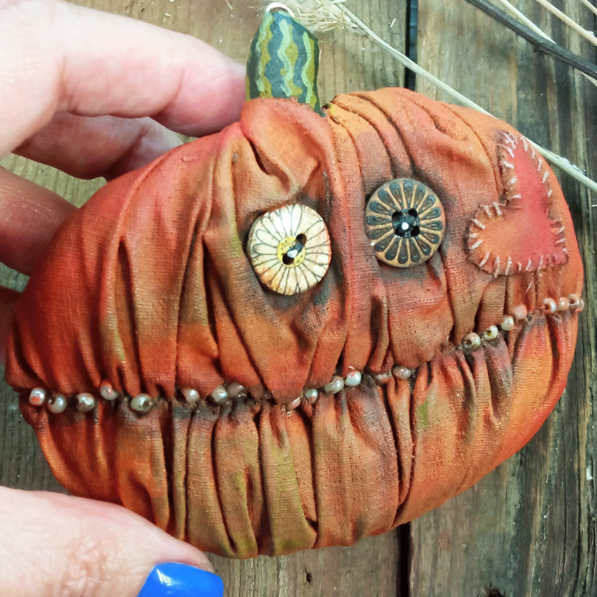 Fresh harvest of pumpkins!!! - My, Needlework without process, Needlework, Handmade, Halloween, Decorative arts, , Halloween pumpkin, Longpost