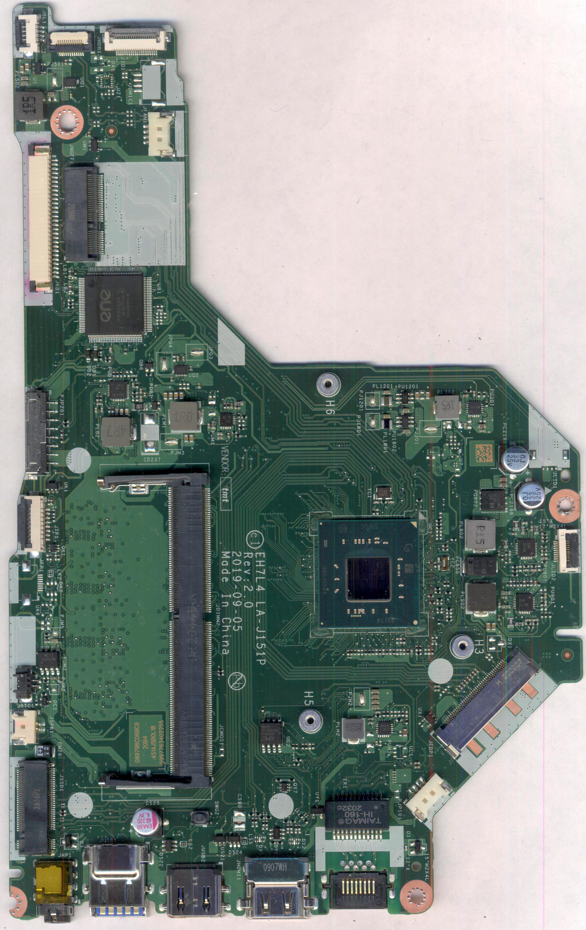 Acer Aspire 3 A317-32 EH7L4 LA-J151P Rev 2.0 - HD motherboard photos - Acer, Motherboard, HD, Longpost