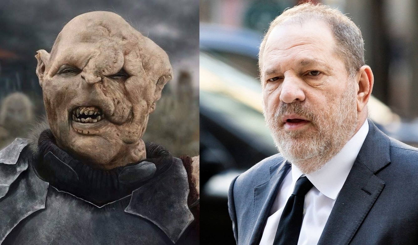 The image of the orc in the Lord of the Rings was based on the appearance of the scandalous producer Harvey Weinstein - Harvey Weinstein, Elijah Wood, Lord of the Rings, Tolkien, Image, Orcs, Producer, Movies, , From the network, Peter Jackson