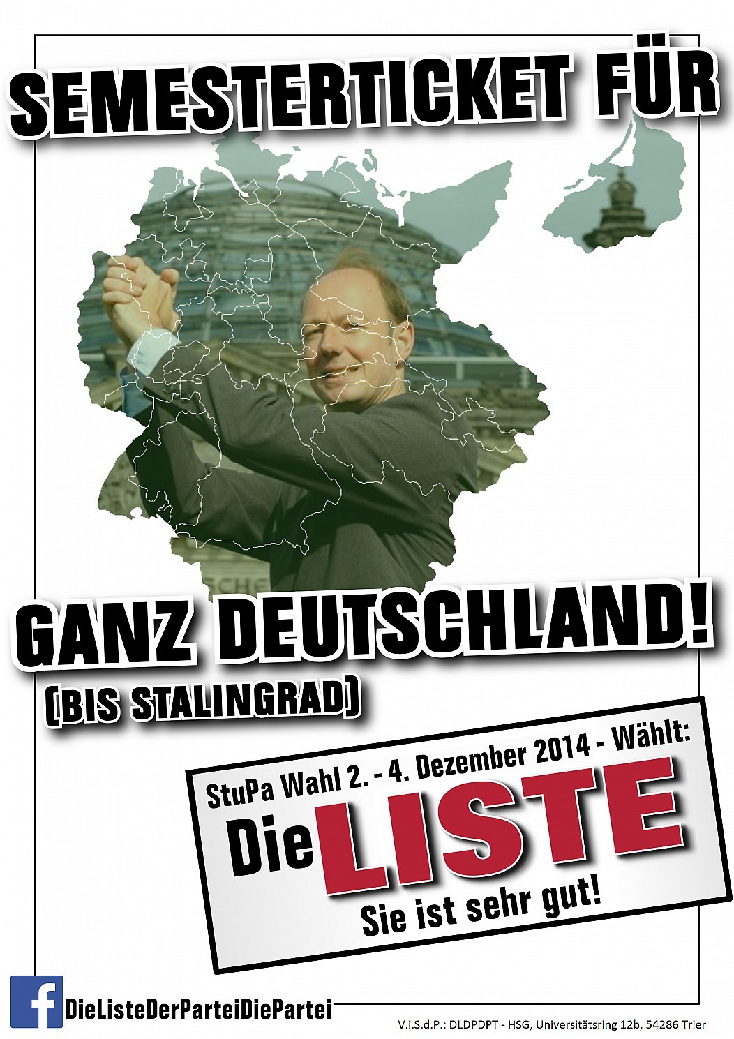 Continuation of the post Die Partei - a real-life German party - My, Humor, The consignment, Germany, Poster, Propaganda poster, Mat, Reply to post, Longpost