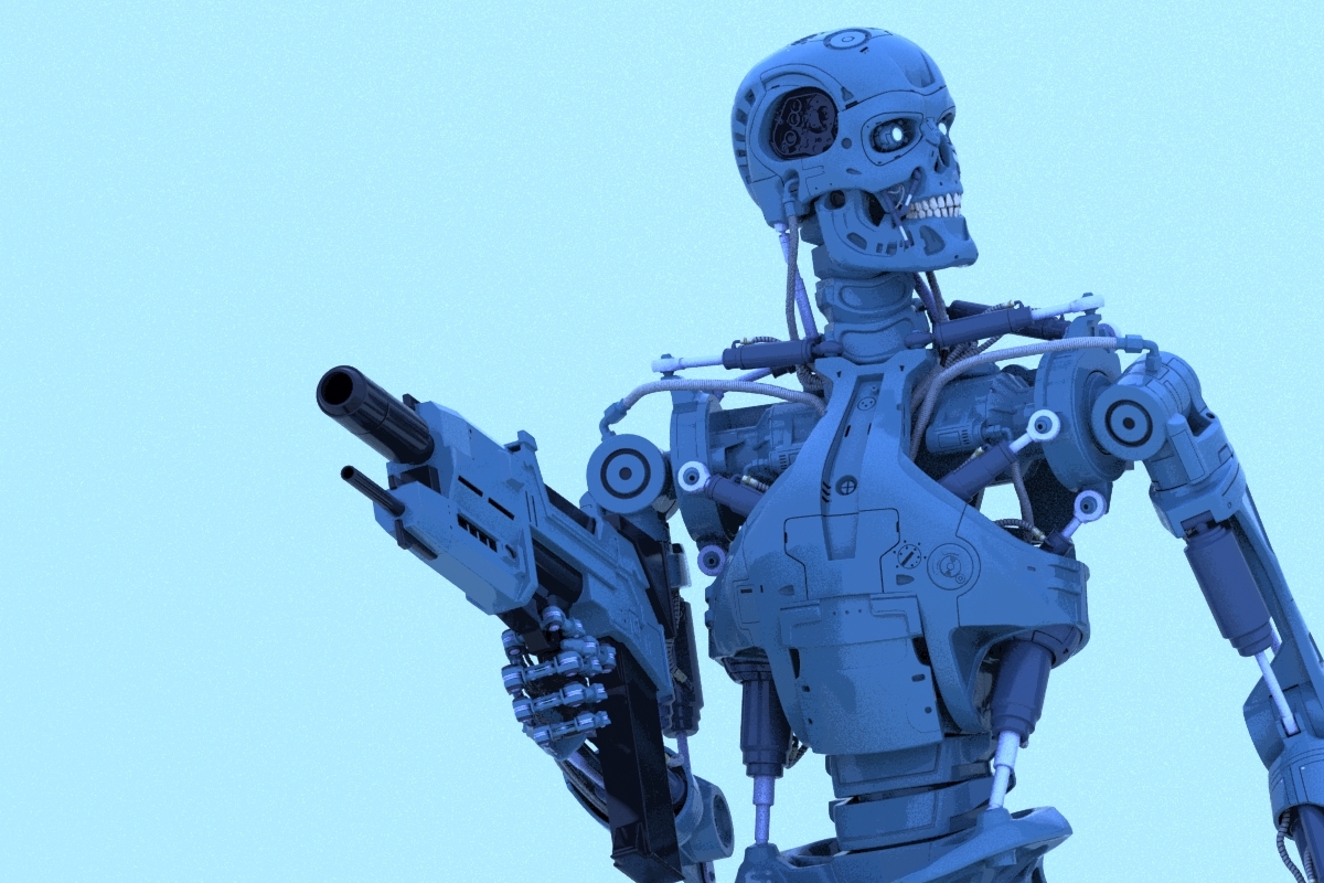 Terminator t-800 3d model V12 - My, Terminator 2: Judgment Day, Terminator, 3D modeling, Longpost