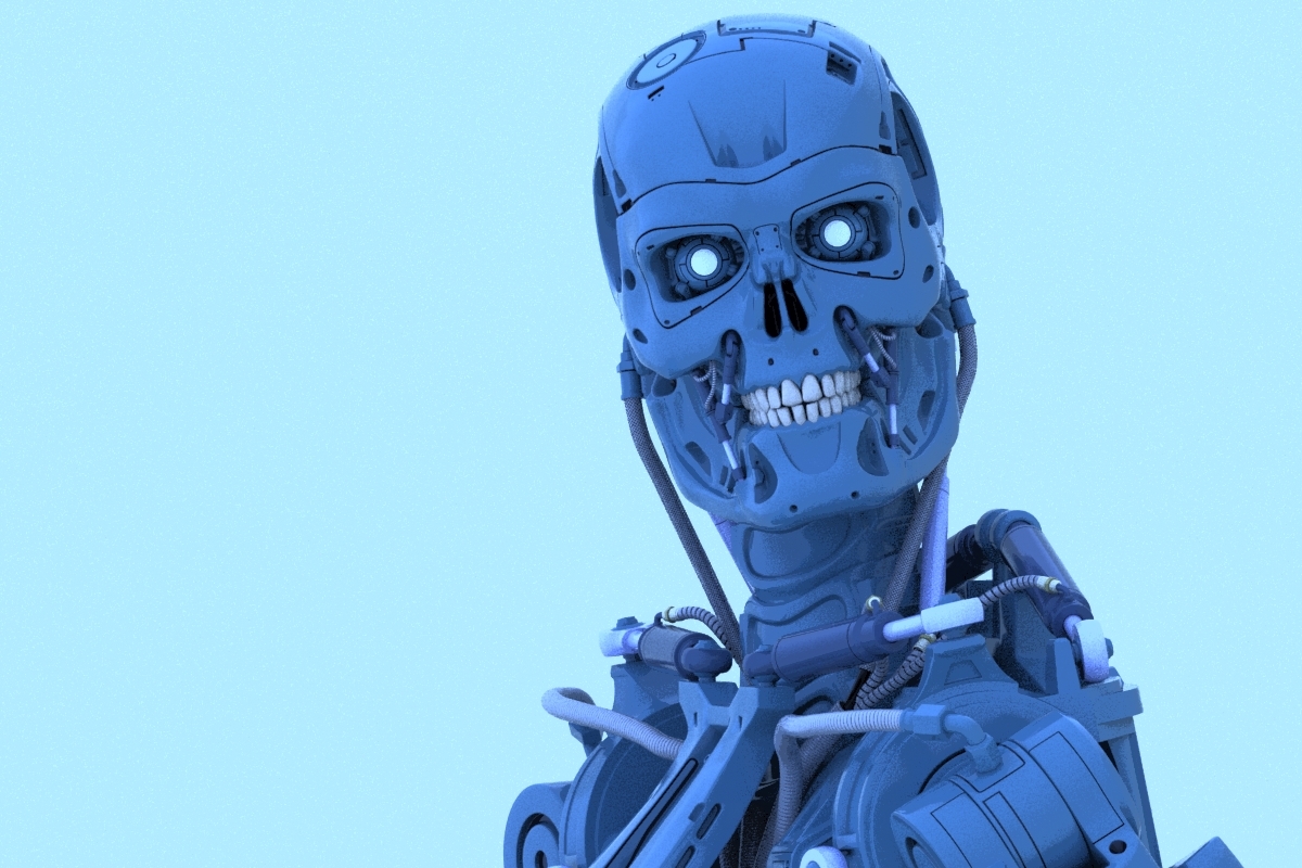 Terminator t-800 3d model V12 - My, Terminator 2: Judgment Day, Terminator, 3D modeling, Longpost